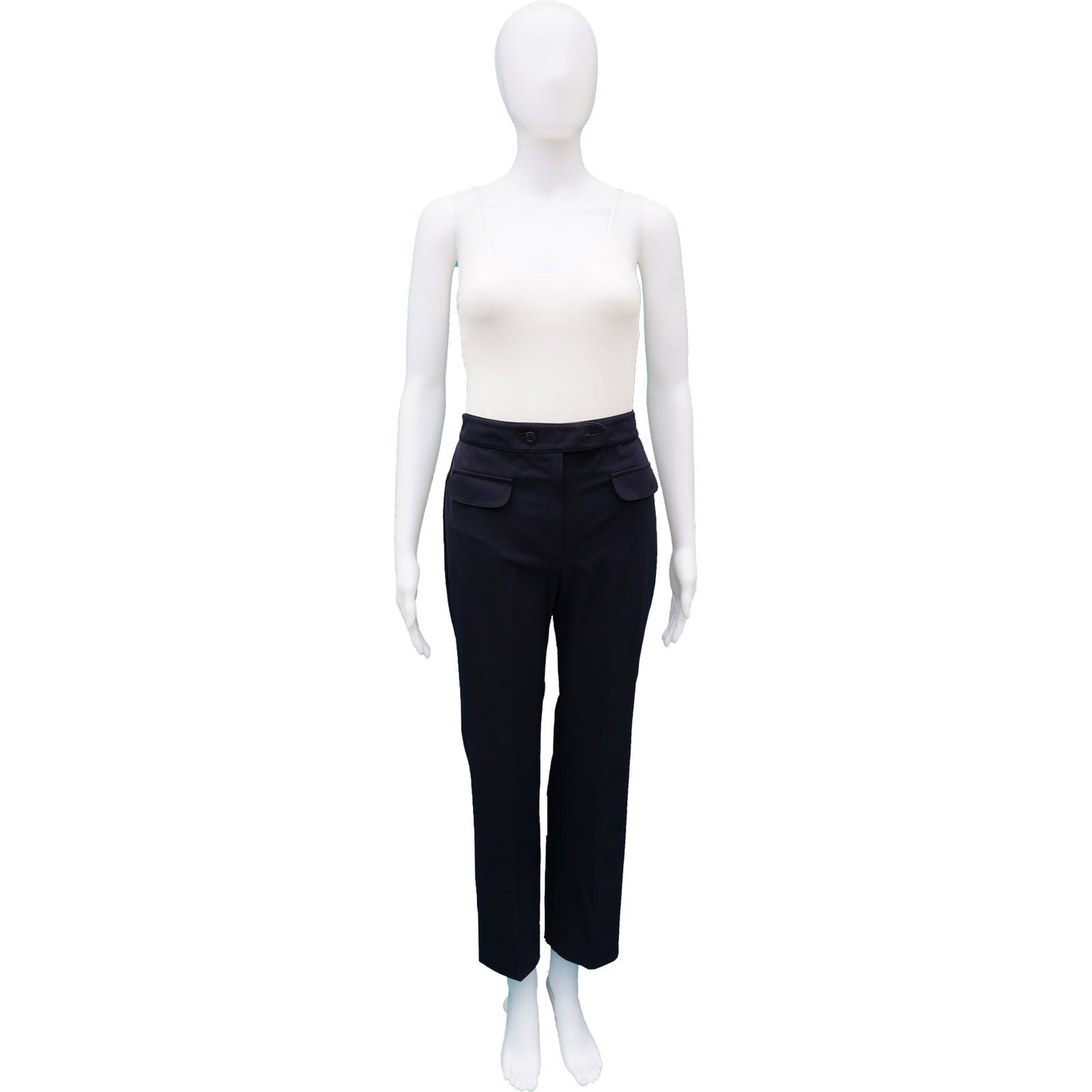 BLUMARINE TESSUTO STRAIGHT LEG PANT - leefluxury.com
