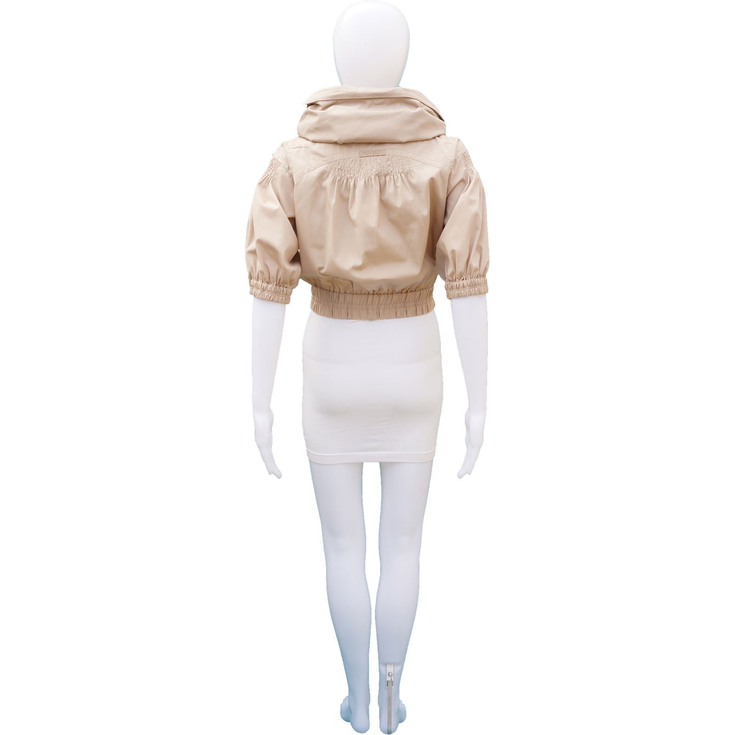 BURBERRY LONDON CROPPPED BOMBER - leefluxury.com