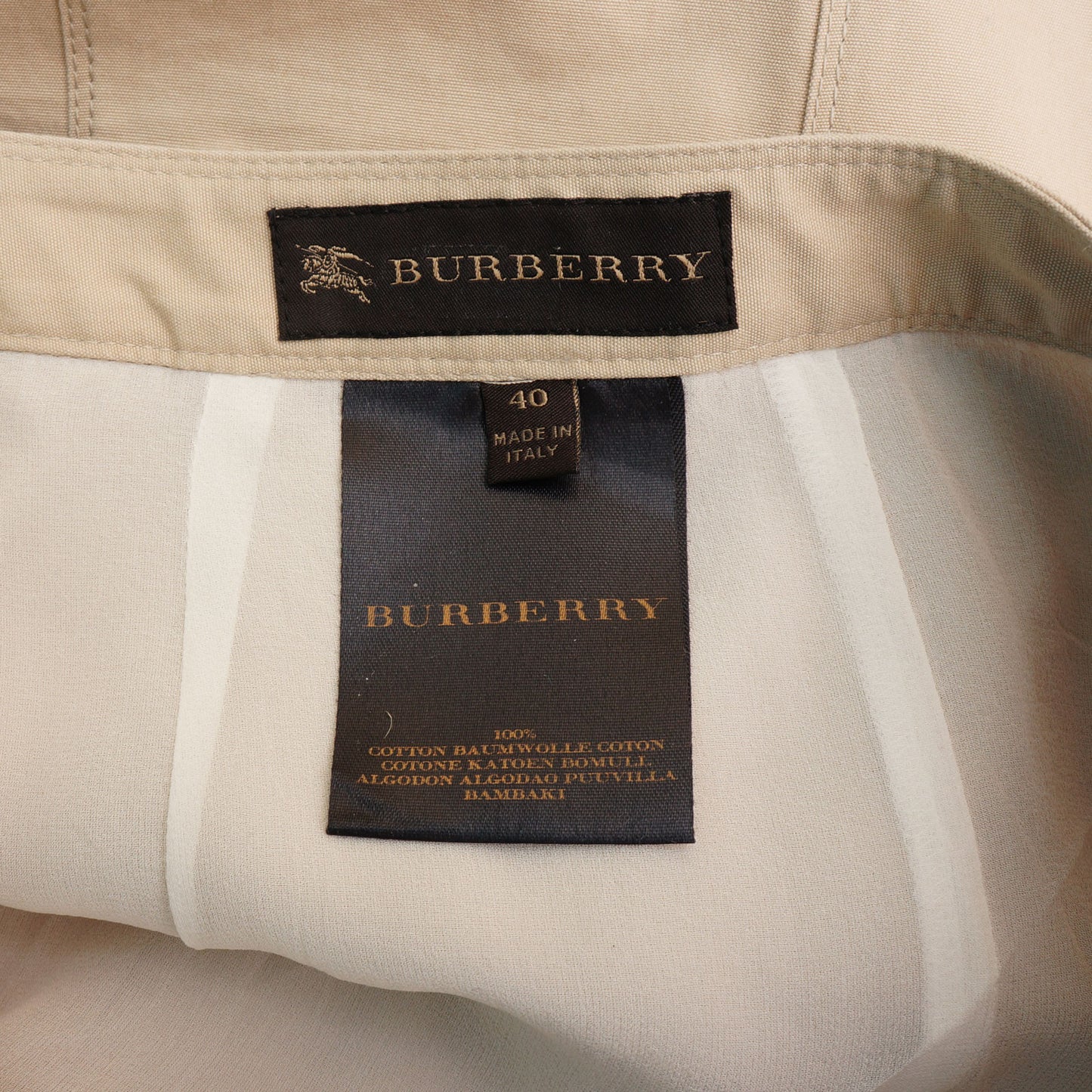BURBERRY KNEE-LENGTH PENCIL SKIRT - leefluxury.com