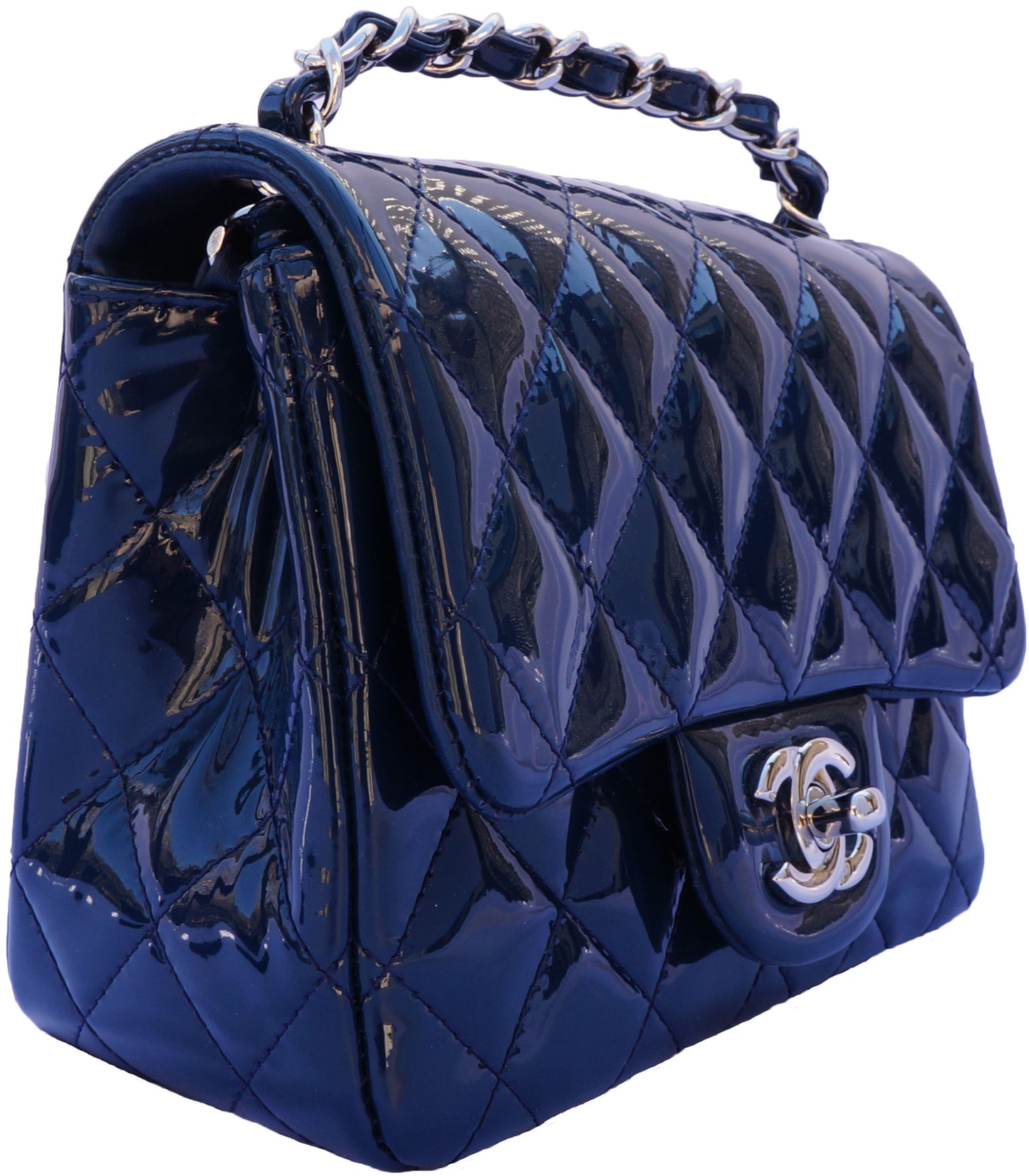 CHANEL MINI CLASSIC SQUARE FLAP BAG - leefluxury.com
