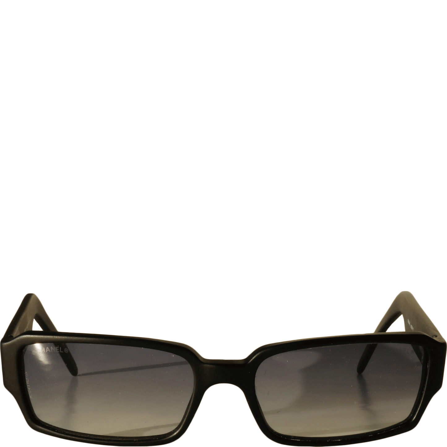 CHANEL EMBELLISHED LOGO SUNGLASSES - leefluxury.com
