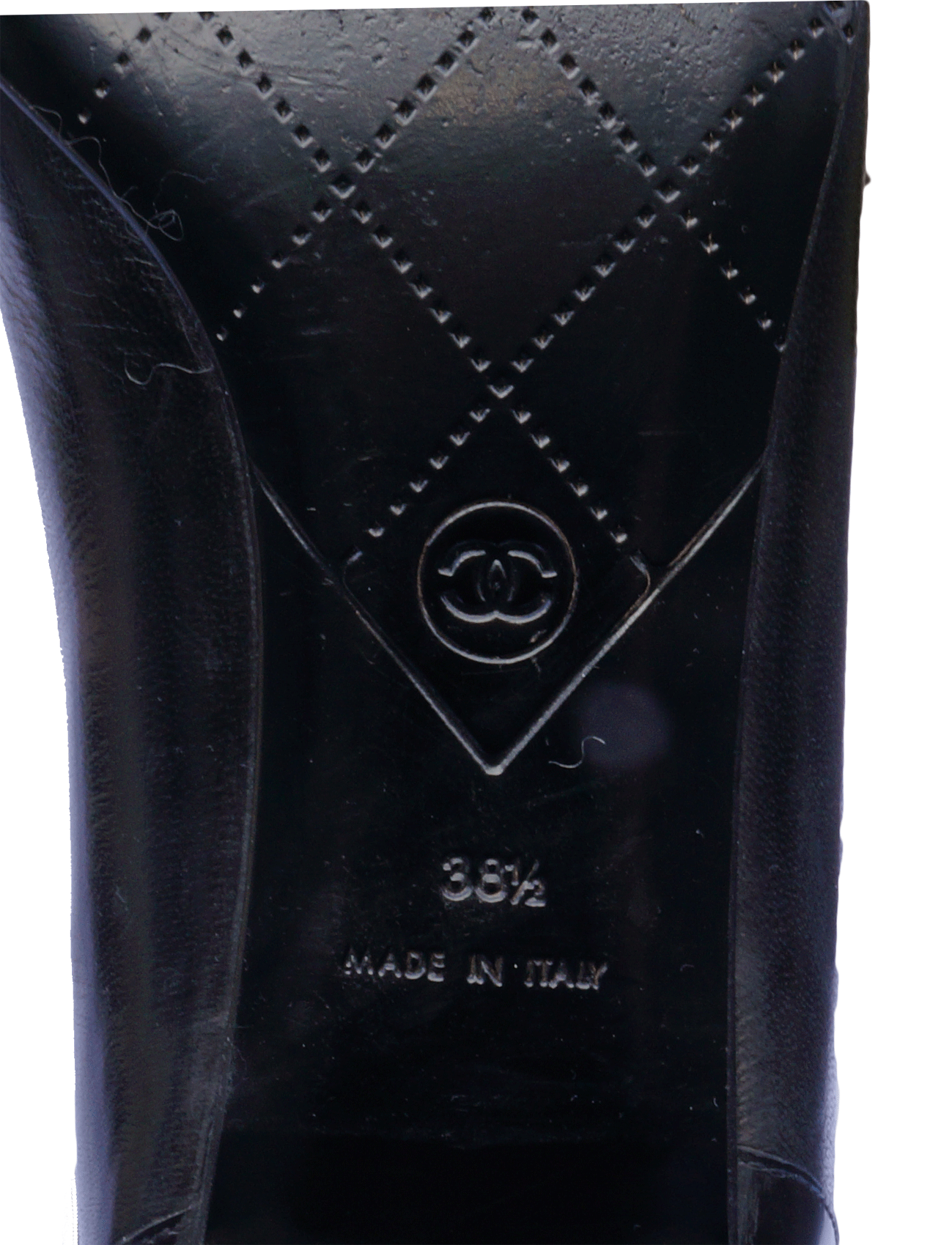 CHANEL LEATHER CAMELLIA KNEE-HIGH BOOTS - leefluxury.com