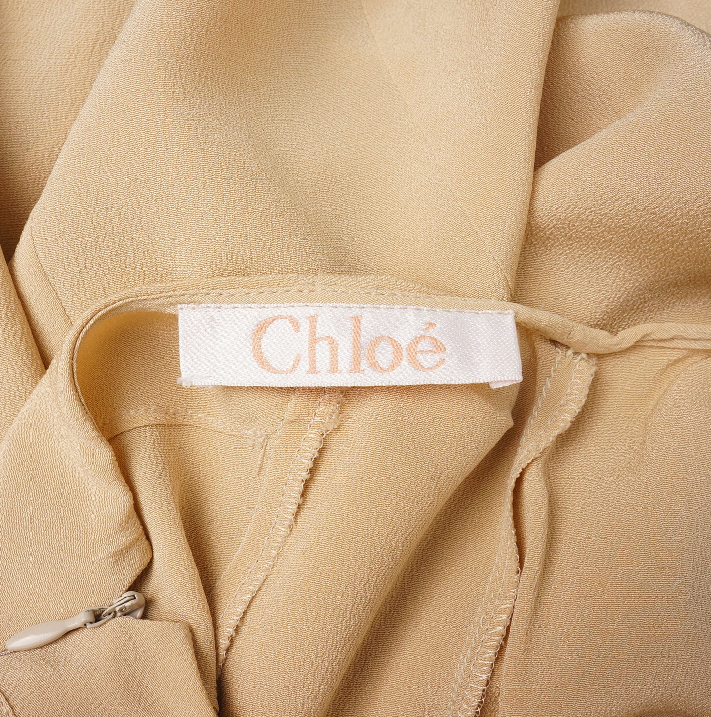 CHLOE SILK HI-LO MIDI SKIRT - leefluxury.com