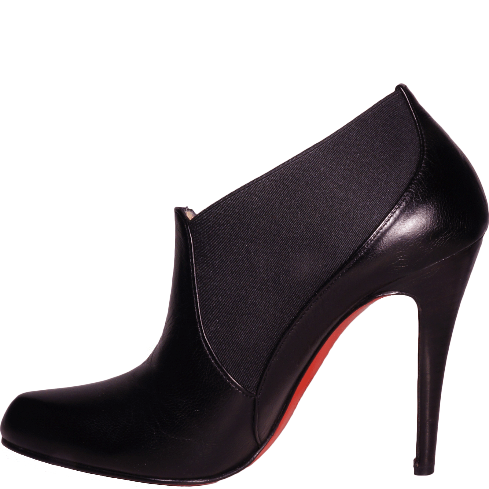 Christian louboutin 2025 black boot heels