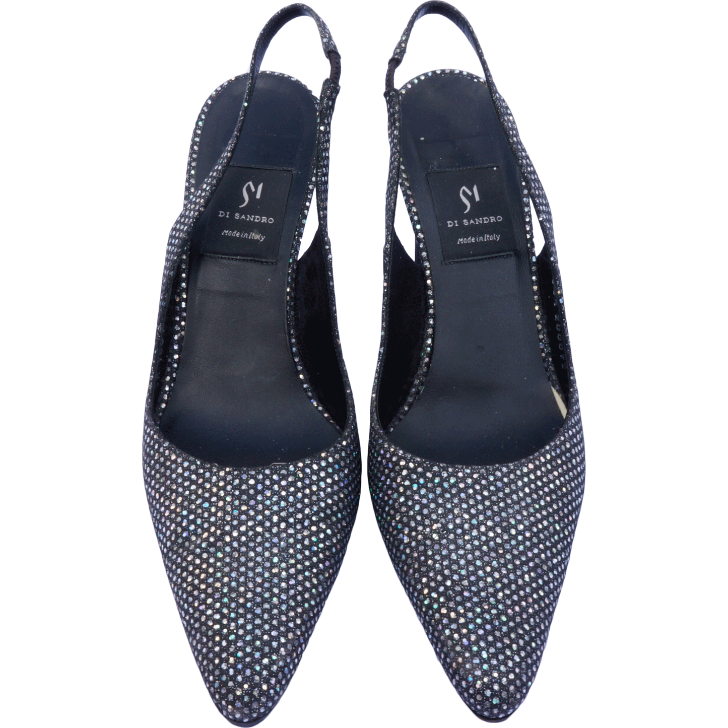 DiSANDRO SEQUIN SLINGBACK - leefluxury.com