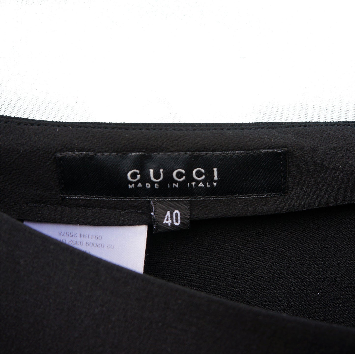 GUCCI SILK PANEL SKIRT WITH FABRIC AND LEATHER BELT - leefluxury.com