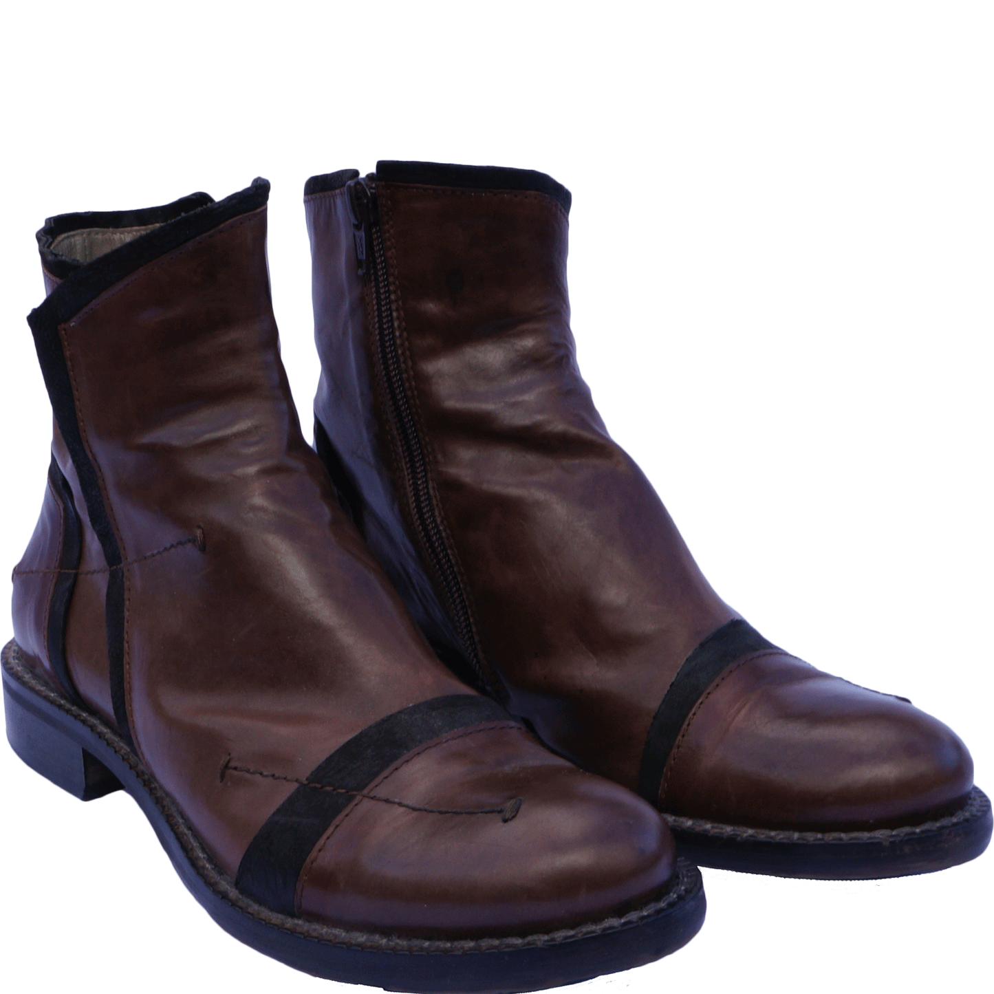 IXOS BROWN ANKLE BOOT - leefluxury.com