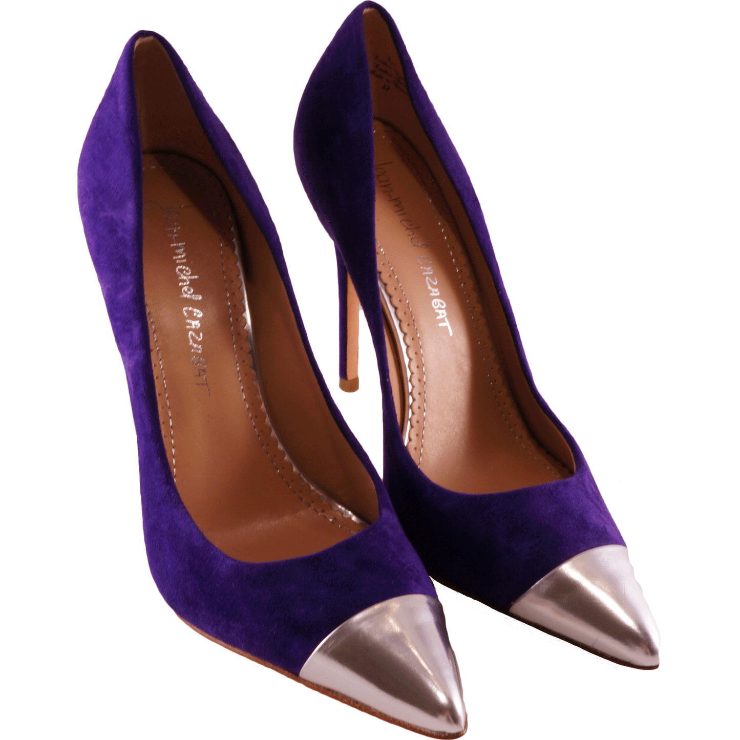 JEAN-MICHEL CAZABAT SUEDE POINTED-TOE PUMPS - leefluxury.com