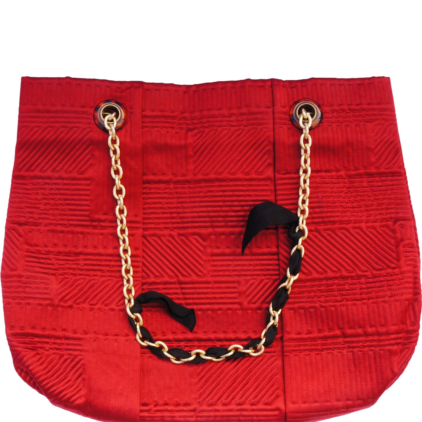 LANVIN LARGE QUILTED SATIN TOTE NEW WITH TAGS - leefluxury.com