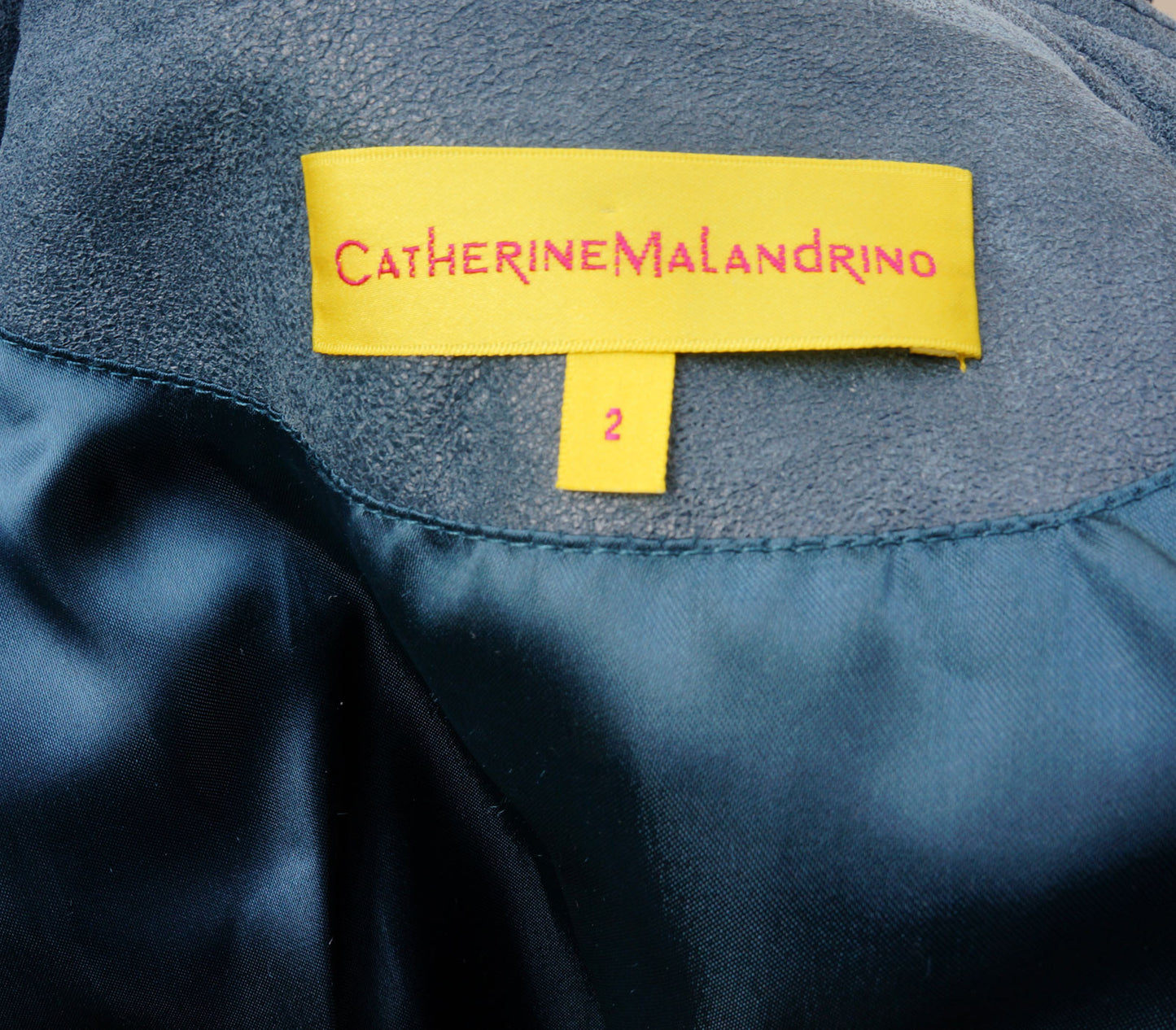 CATHERINE MALANDRINO DISTRESSED MOTORCYCLE JACKET - leefluxury.com