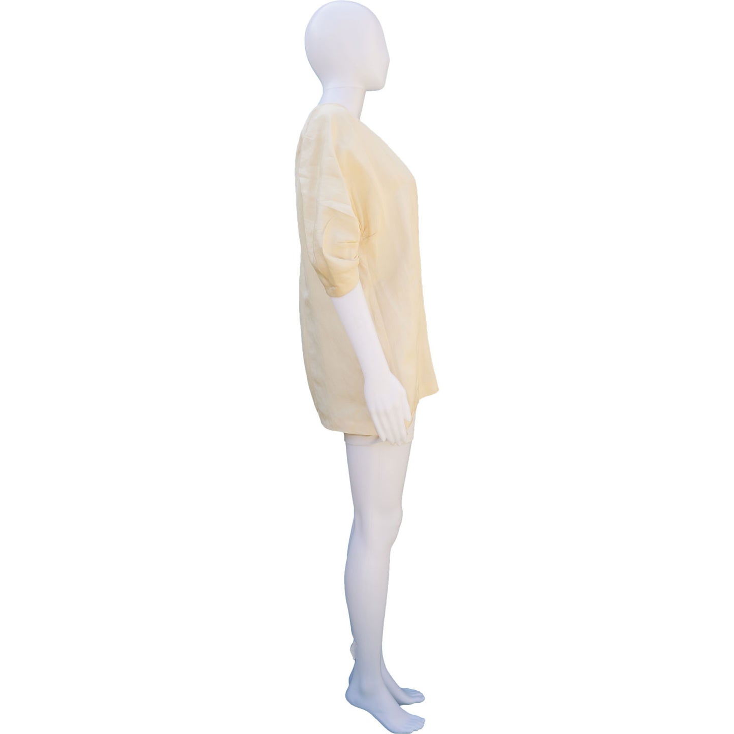 PRADA CREW NECK SHORT SLEEVE TUNIC TOP - leefluxury.com