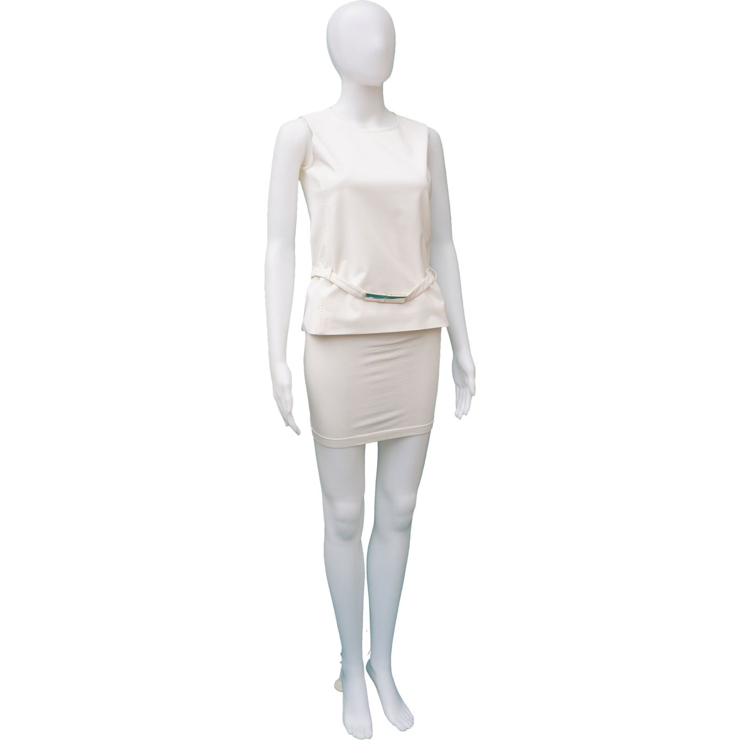 PRADA BELTED SLEEVELESS TOP - leefluxury.com