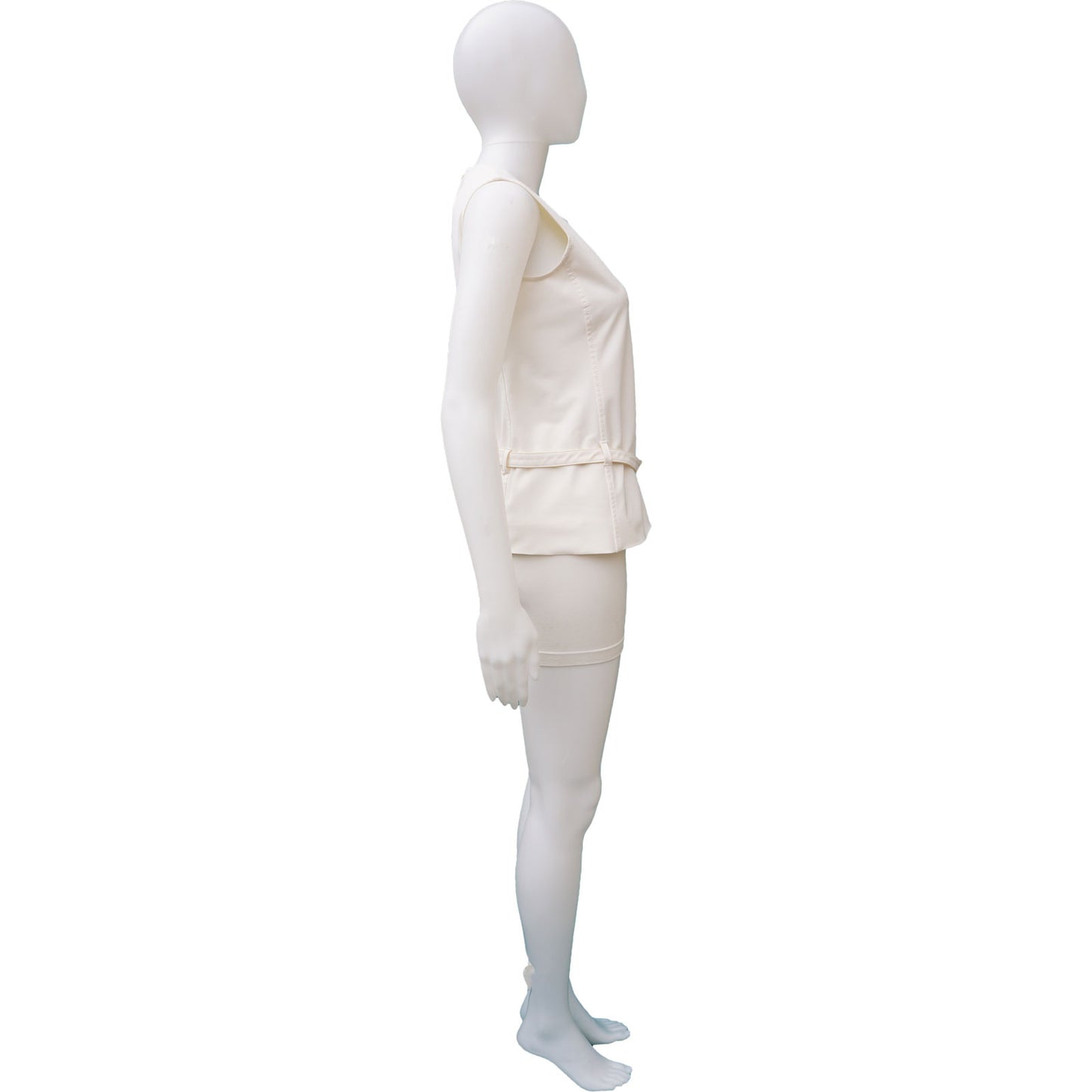 PRADA BELTED SLEEVELESS TOP - leefluxury.com
