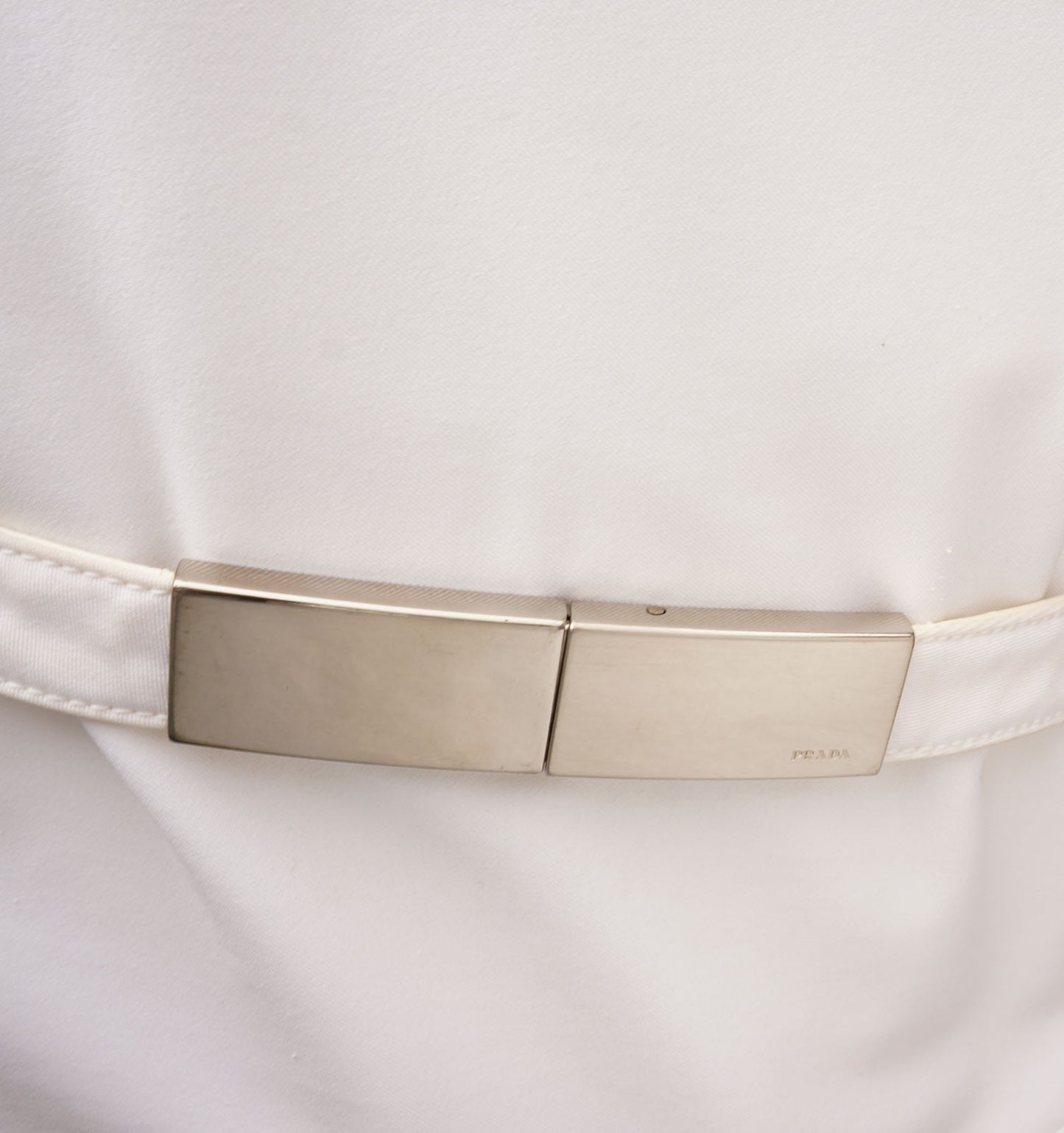 PRADA BELTED SLEEVELESS TOP - leefluxury.com