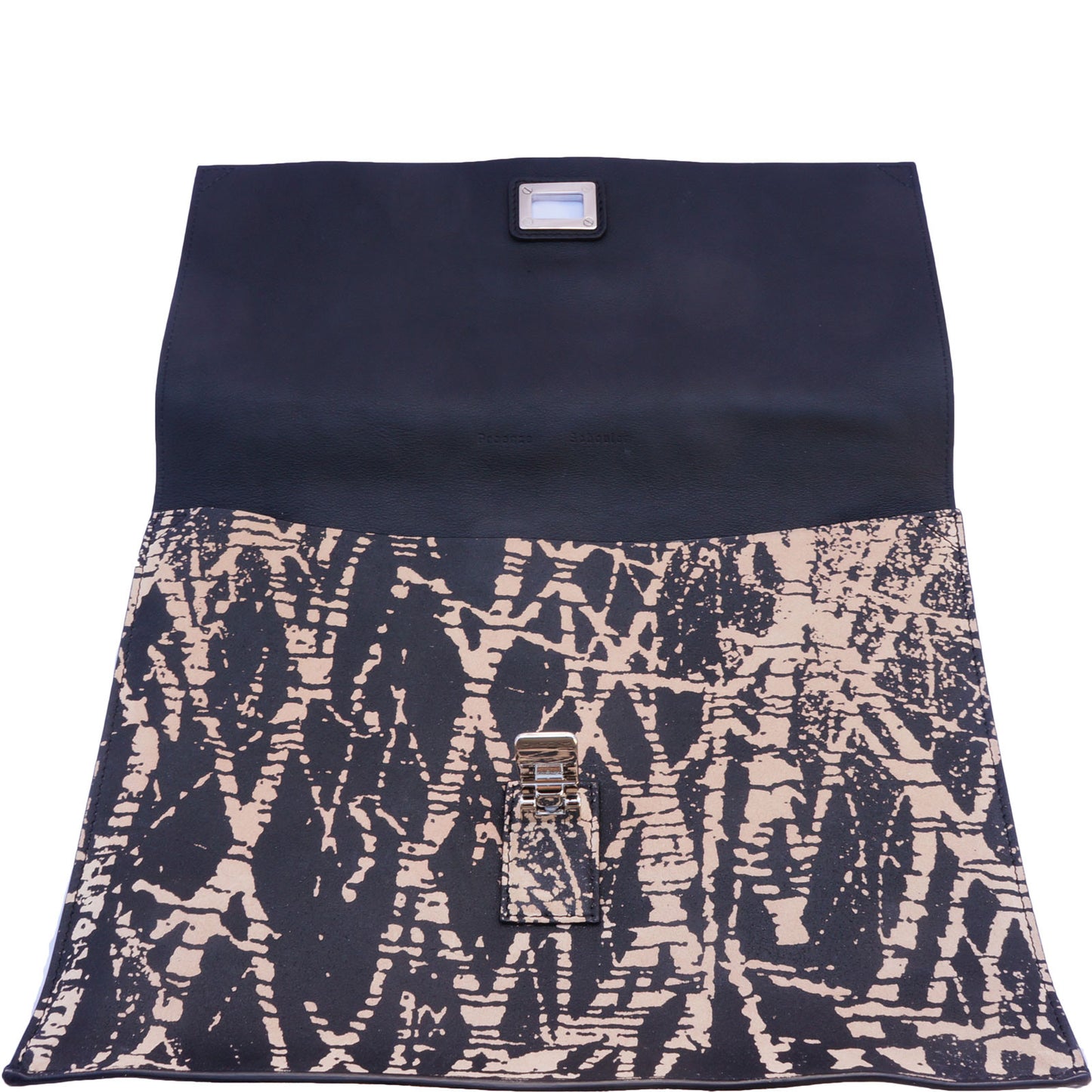 PROENZA SCHOULER PRINTED LEATHER LUNCH BAG NEW WITH TAGS - leefluxury.com