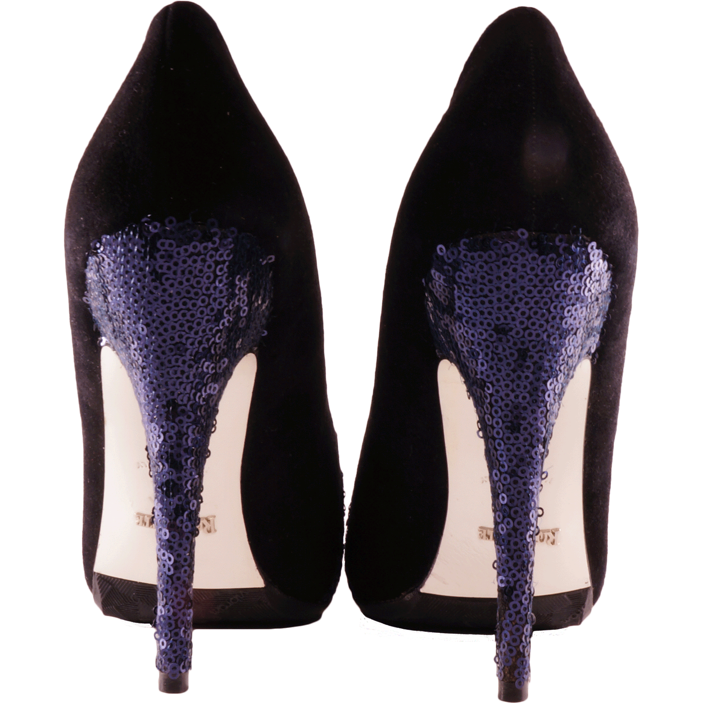 RON WHITE SEQUIN EMBELLISHED PUMP - leefluxury.com