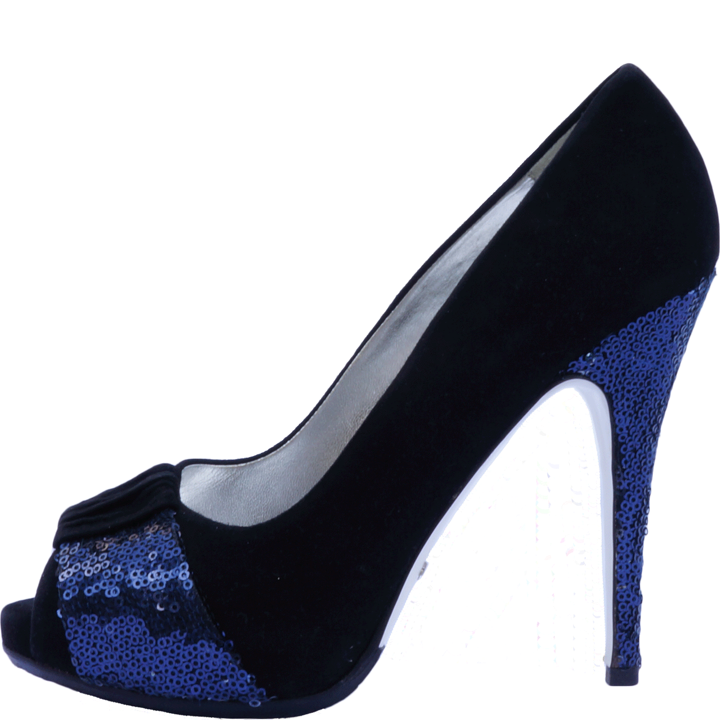 RON WHITE SEQUIN EMBELLISHED PUMP - leefluxury.com