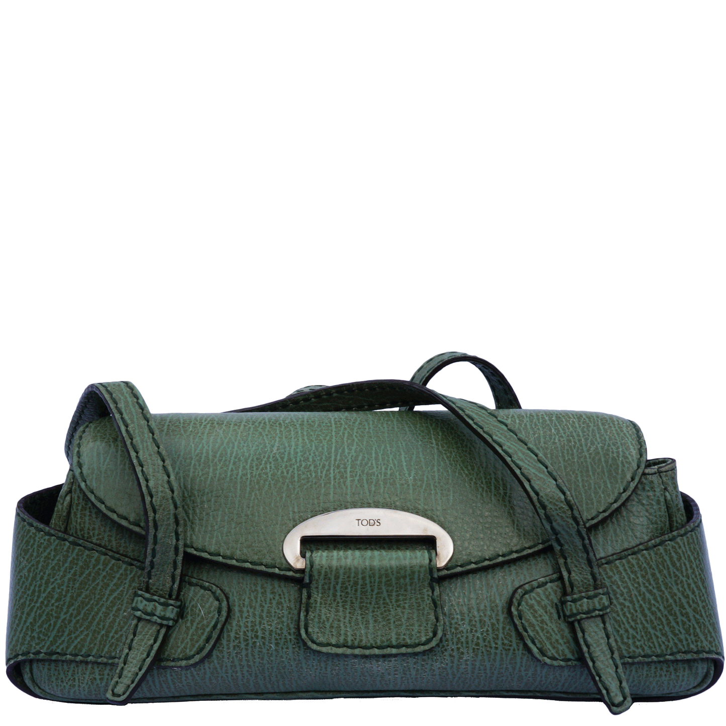 TOD'S LEATHER SHOULDER BAG - leefluxury.com