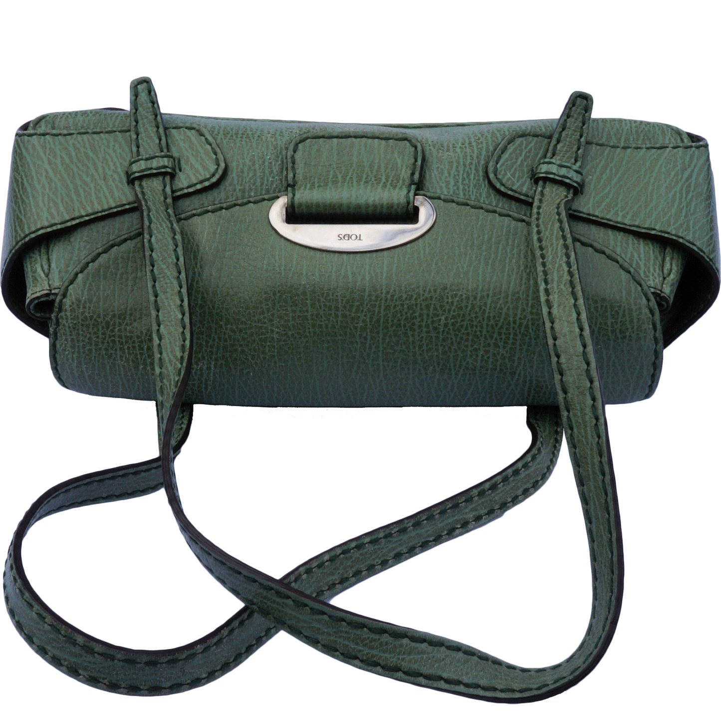 TOD'S LEATHER SHOULDER BAG - leefluxury.com