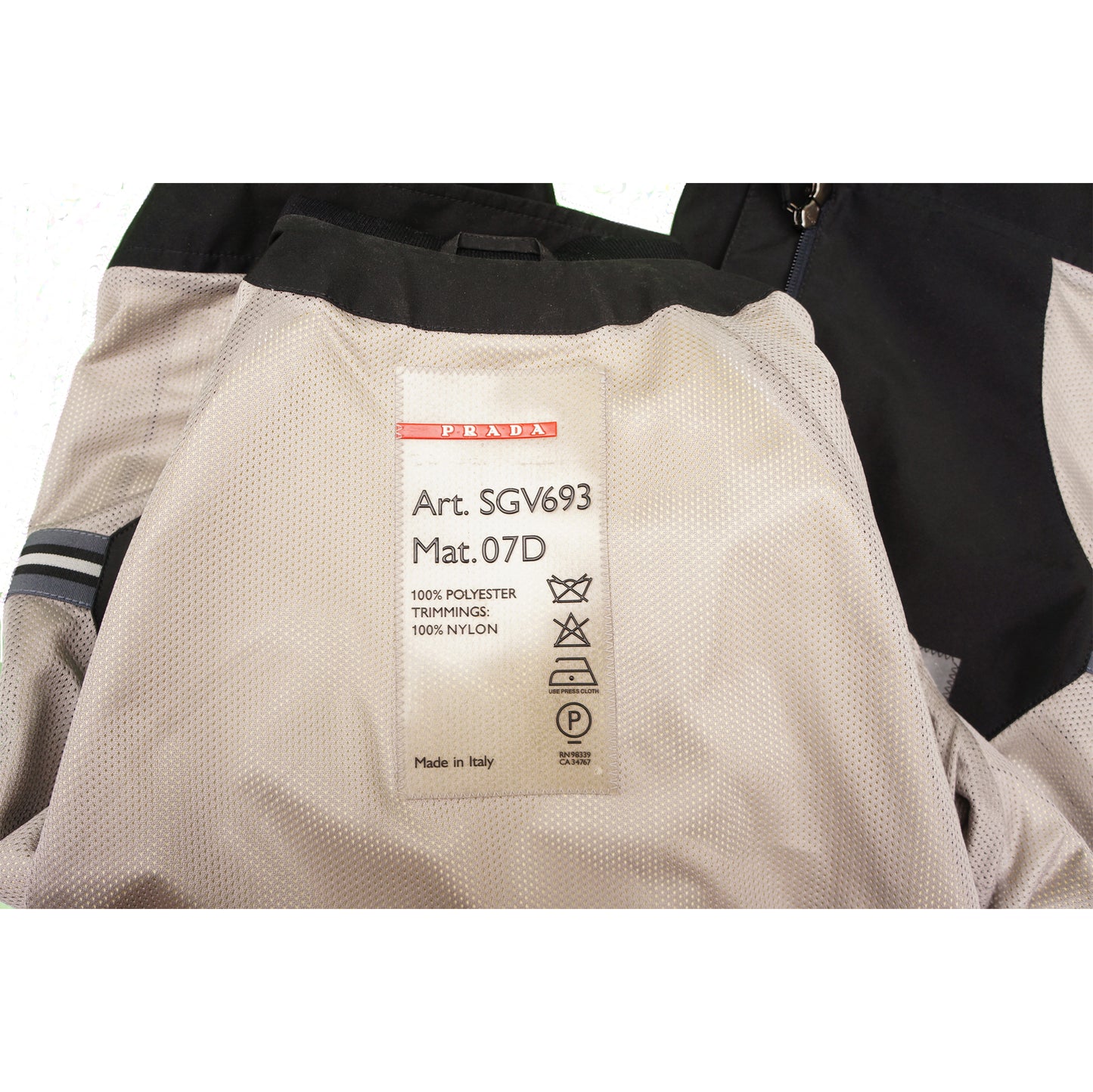 PRADA LIGHTWEIGHT ZIP UP JACKET - leefluxury.com