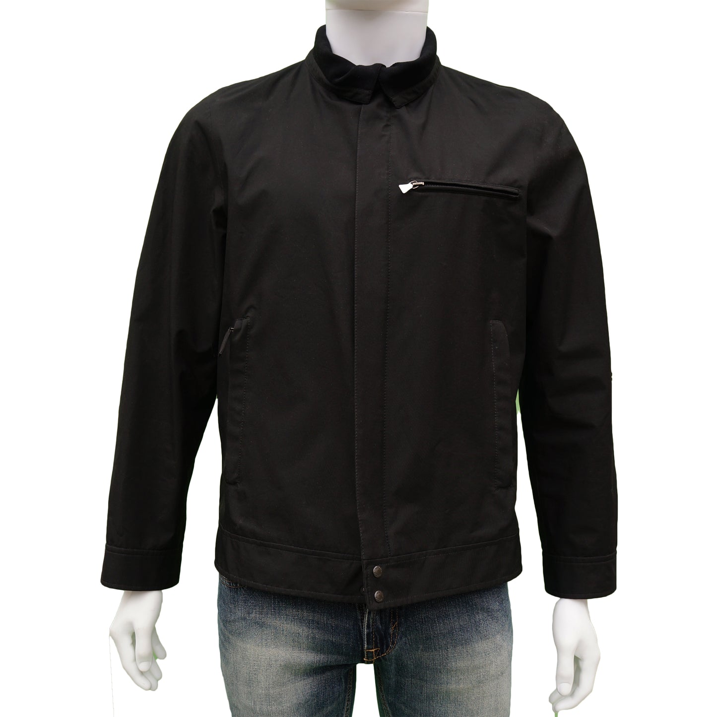 PRADA LIGHTWEIGHT ZIP UP JACKET - leefluxury.com