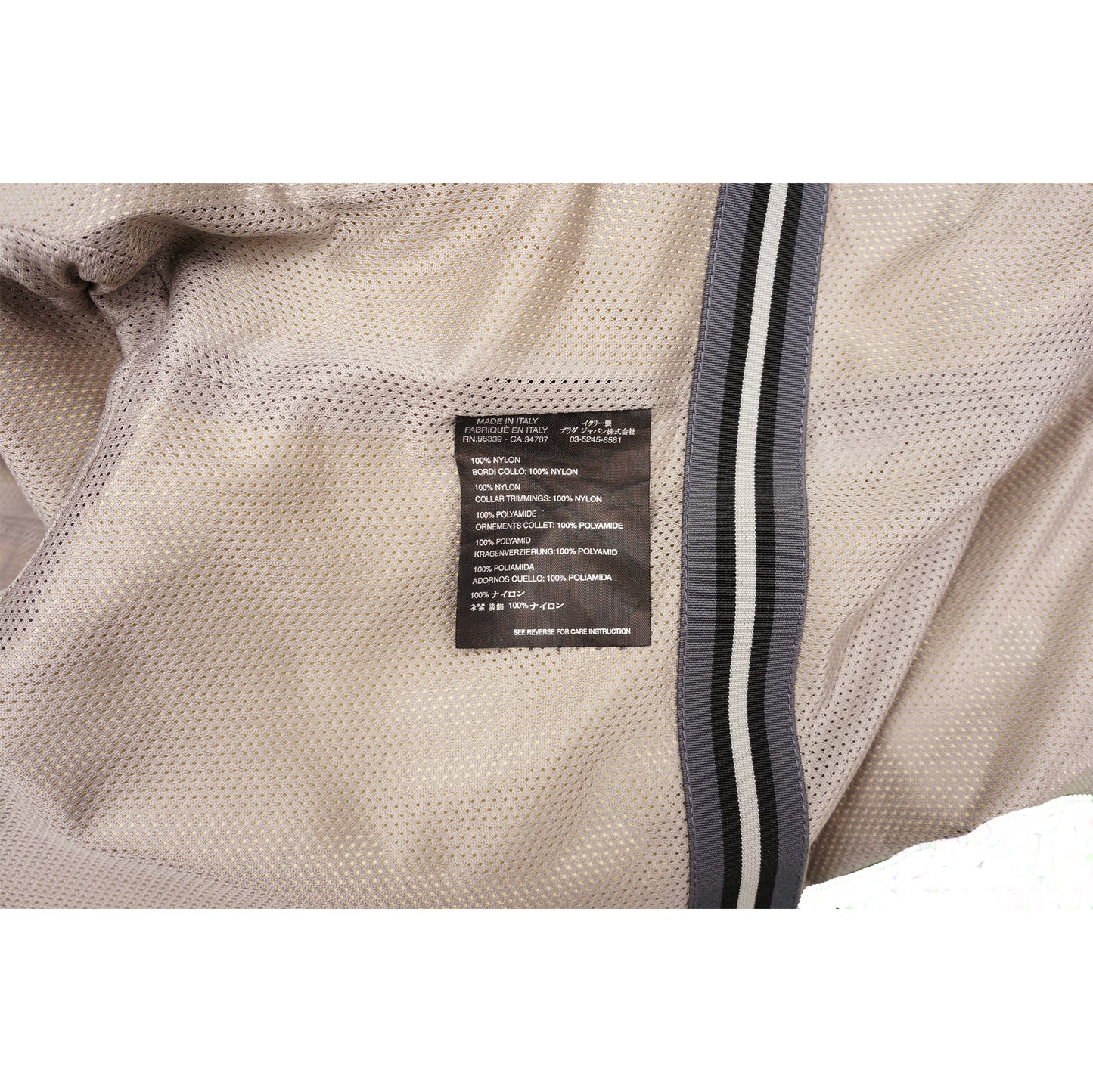 PRADA LIGHTWEIGHT ZIP UP JACKET - leefluxury.com