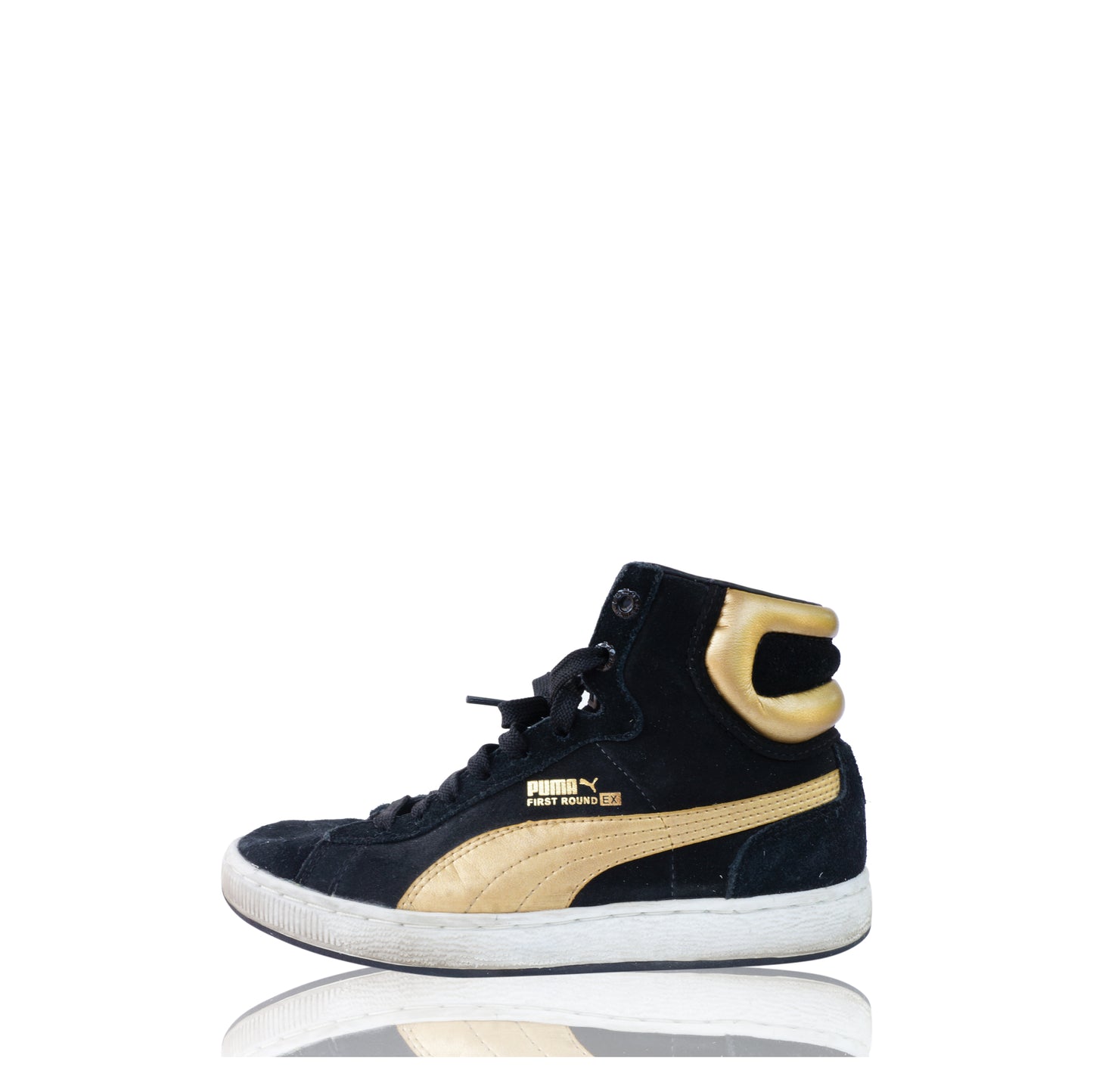 PUMA FIRST ROUND EX HIGH TOP SNEAKERS - leefluxury.com