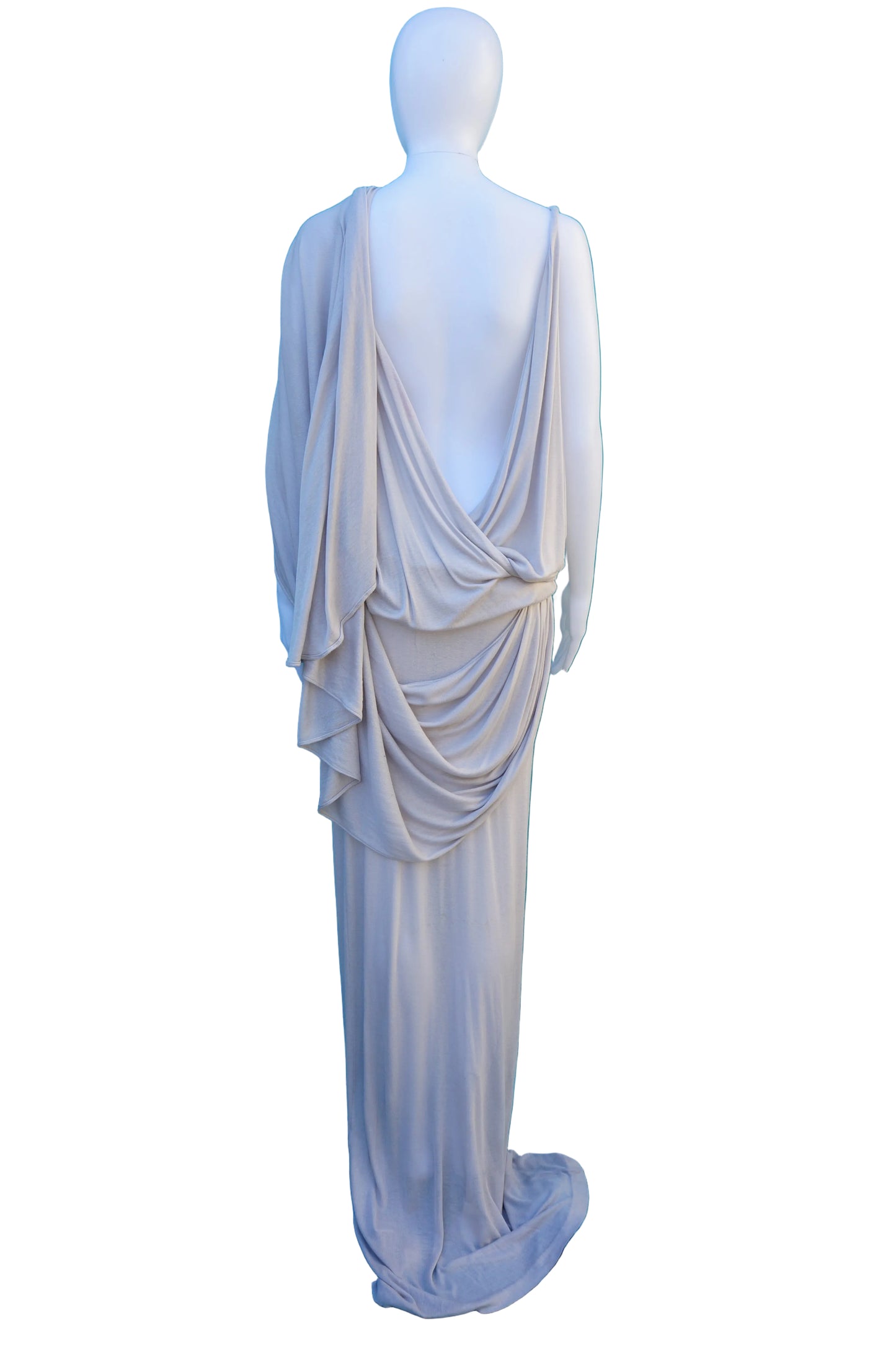 Emanuel ungaro drape knit dress