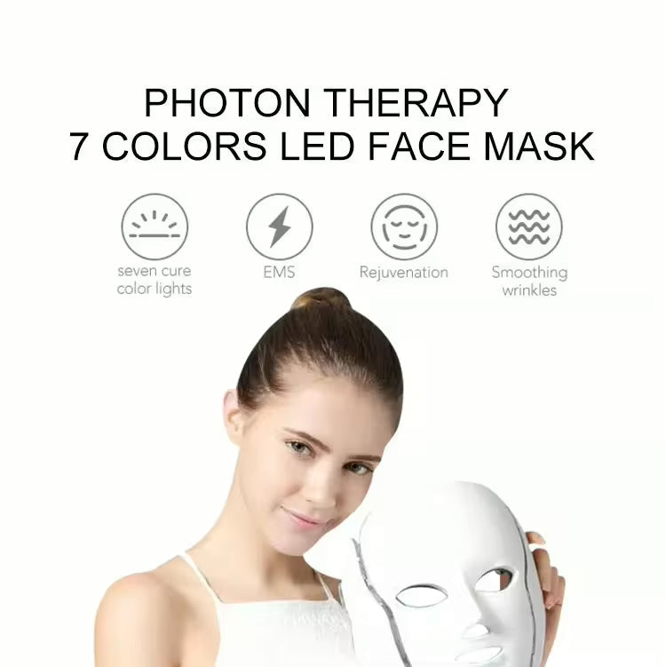 7 Colour Face And Neck LED With Micro-Current Mask