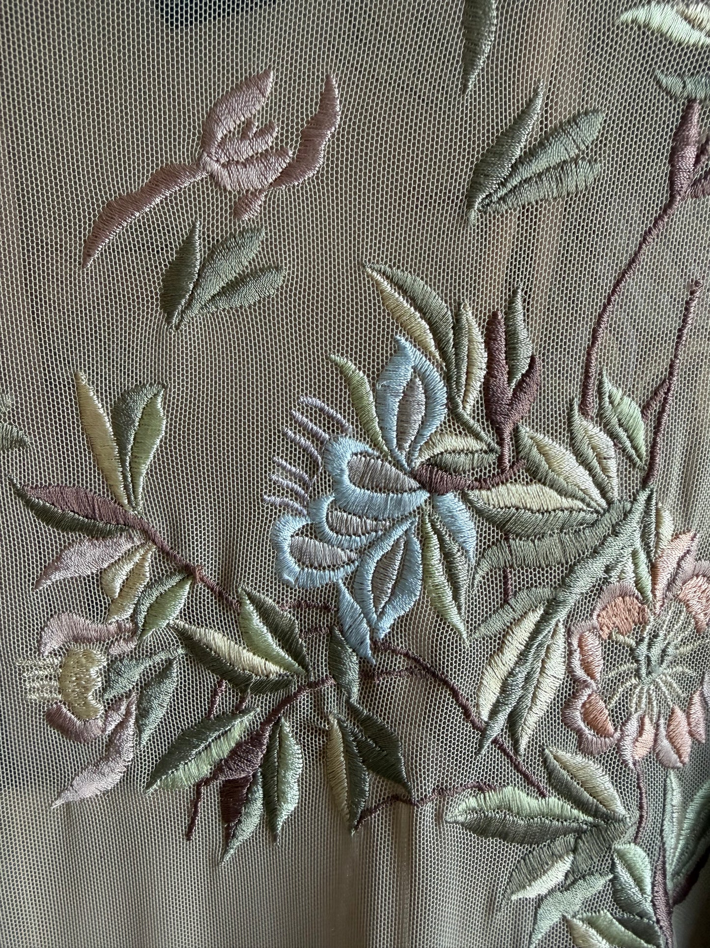 DKNY Floral Sheer Dress