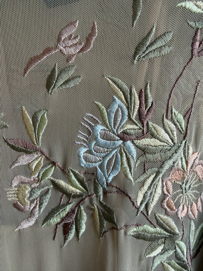 DKNY Floral Sheer Dress