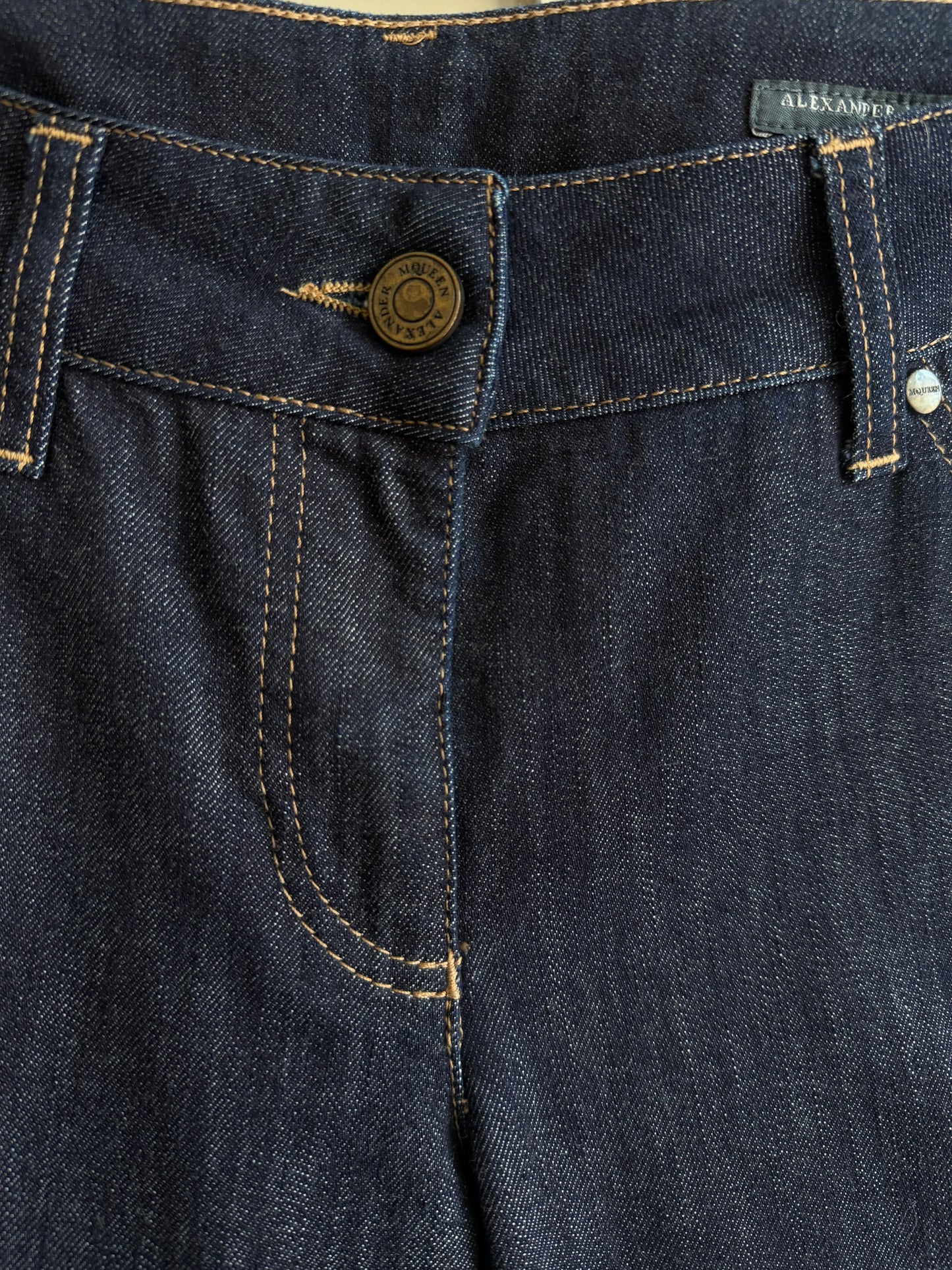 Alexander McQueen Cropped Jean