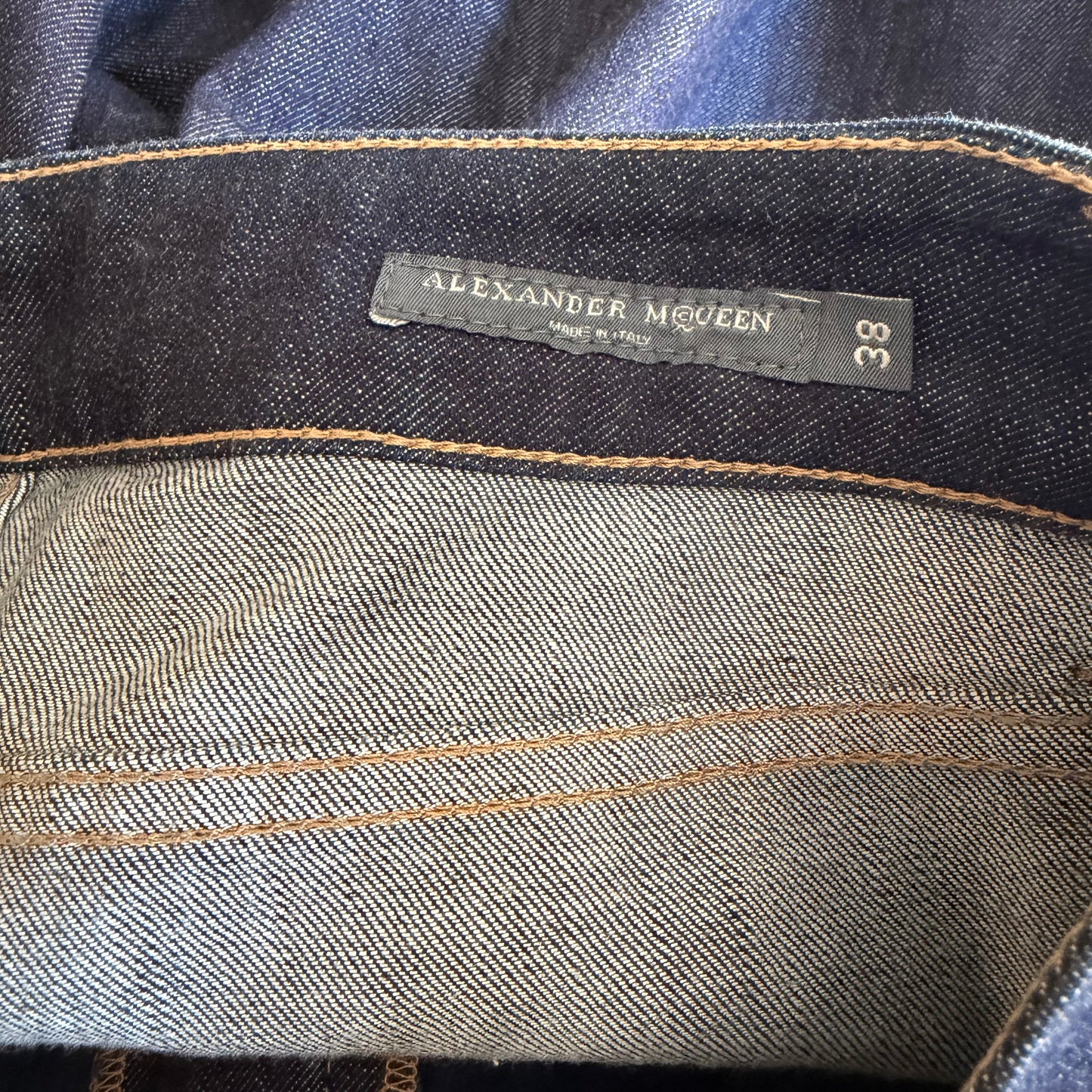 Alexander McQueen Cropped Jean