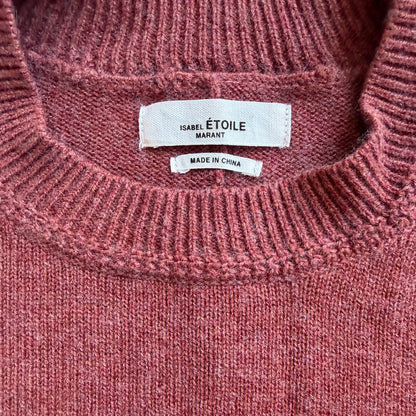 Isabel Marant Etoile Rust Distressed Knit Sweater
