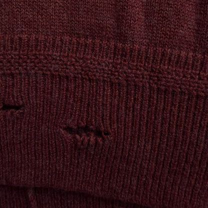 Isabel Marant Etoile Rust Distressed Knit Sweater