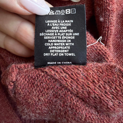 Isabel Marant Etoile Rust Distressed Knit Sweater