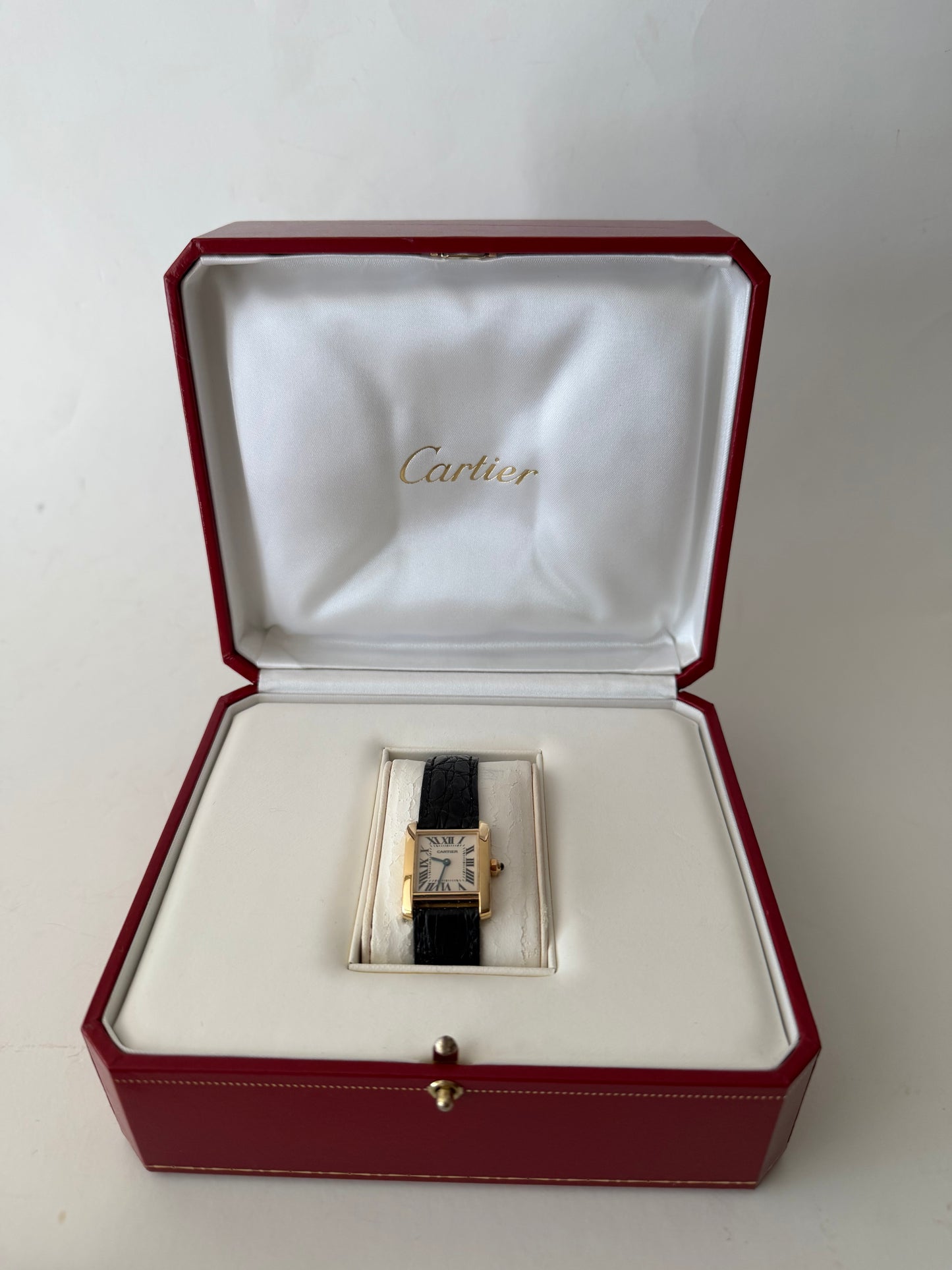 Cartier Tank Francais Watch 18k Yellow Gold