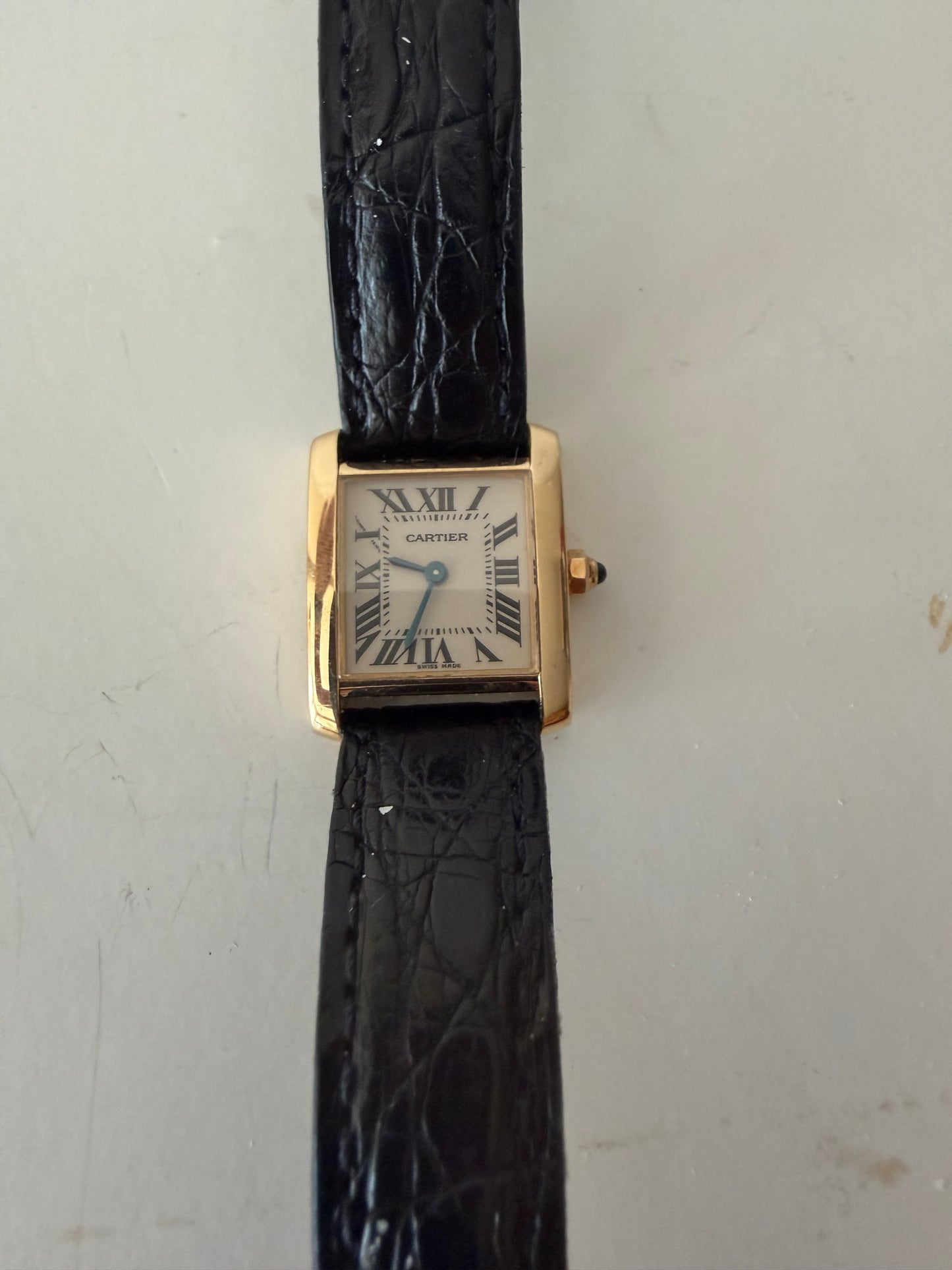 Cartier Tank Francais Watch 18k Yellow Gold