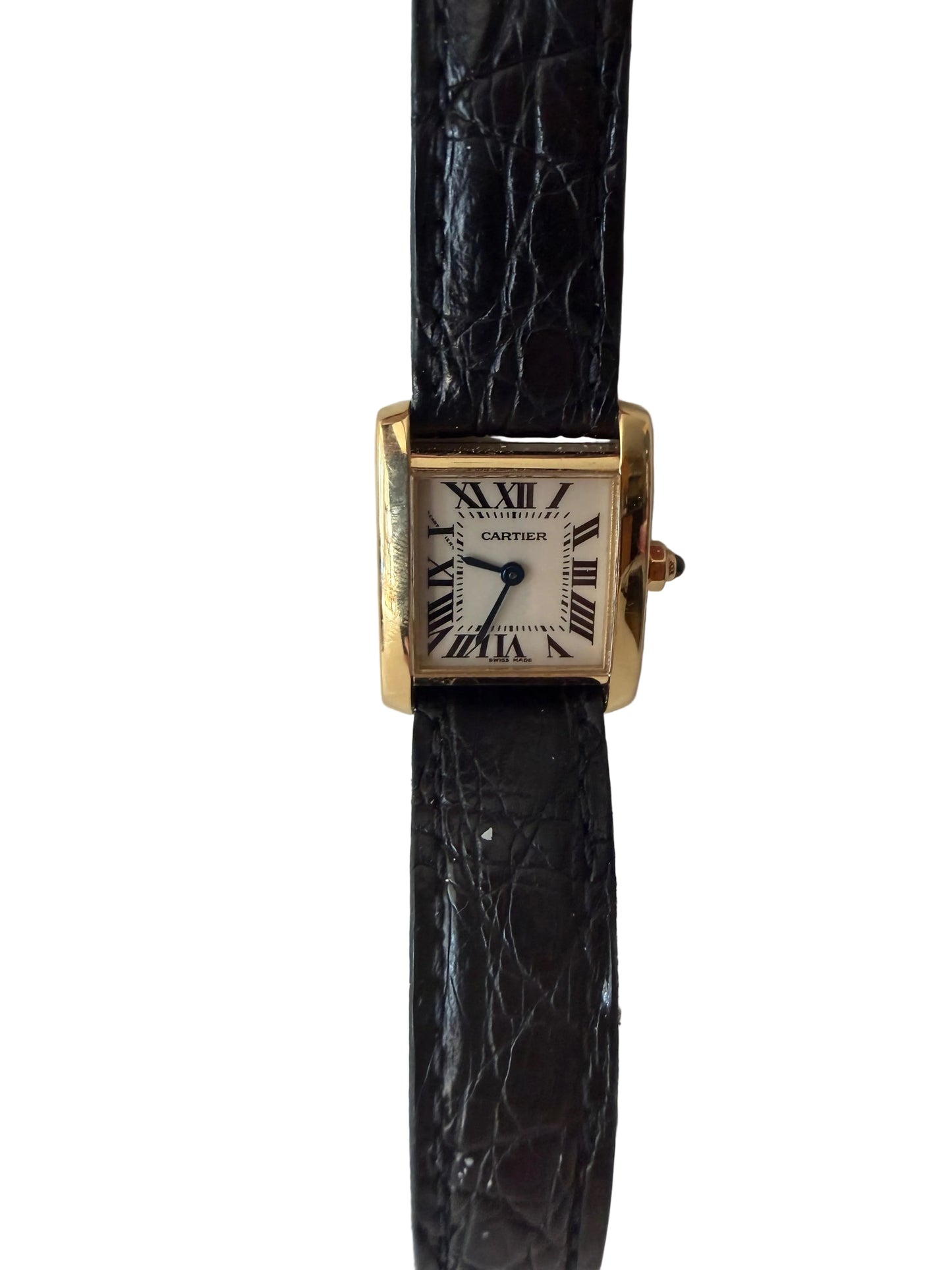 Cartier Tank Francais Watch 18k Yellow Gold