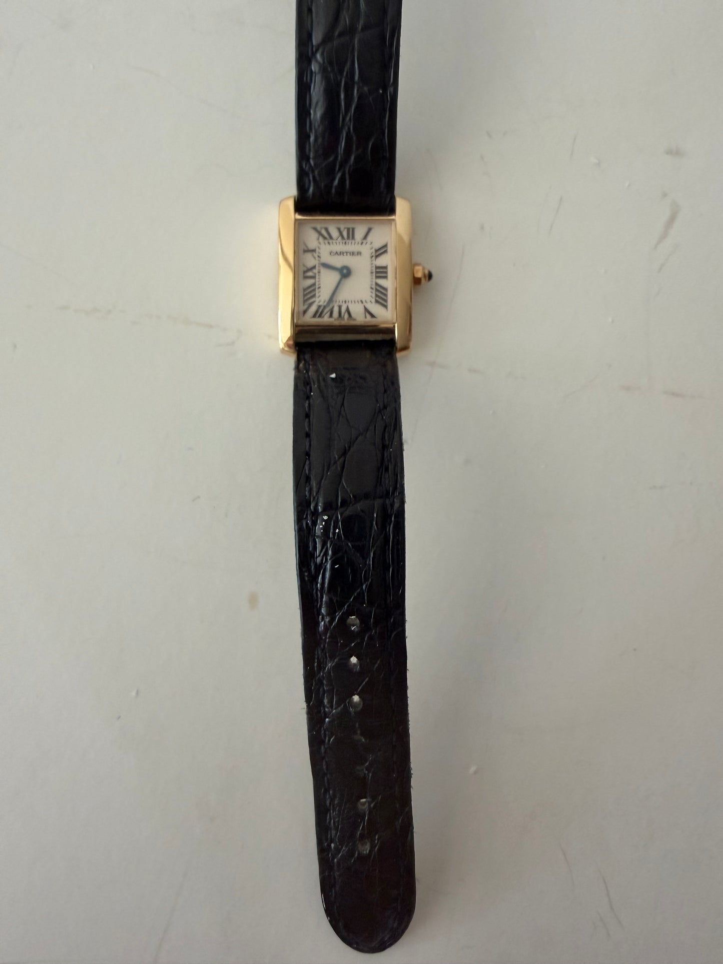 Cartier Tank Francais Watch 18k Yellow Gold