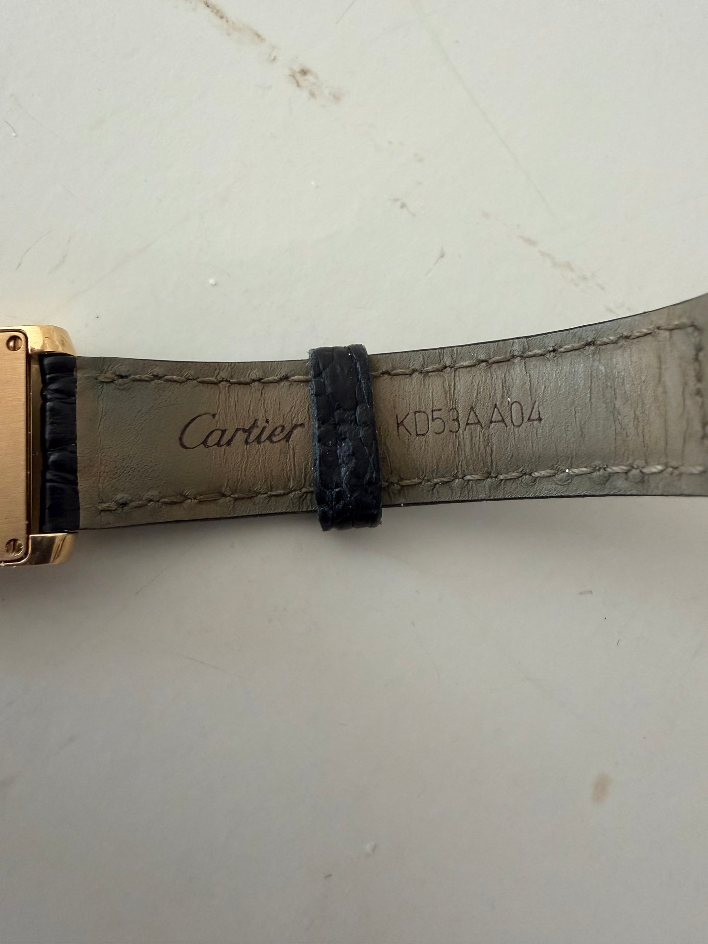 Cartier Tank Francais Watch 18k Yellow Gold