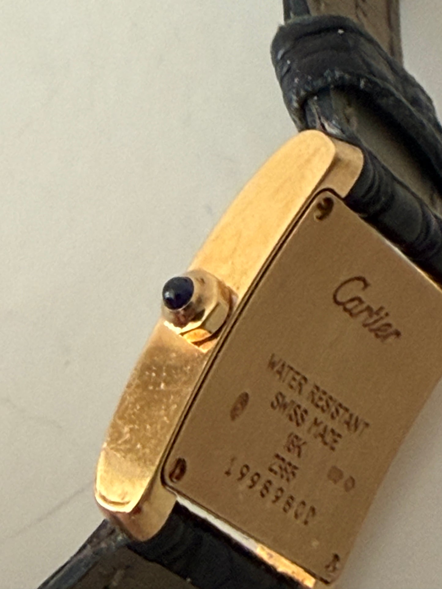 Cartier Tank Francais Watch 18k Yellow Gold