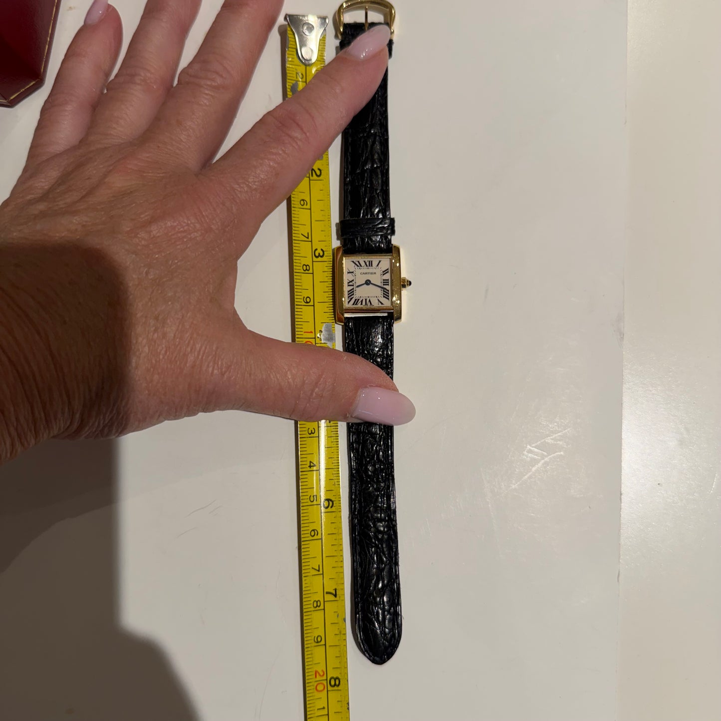 Cartier Tank Francais Watch 18k Yellow Gold