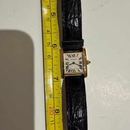 Cartier Tank Francais Watch 18k Yellow Gold