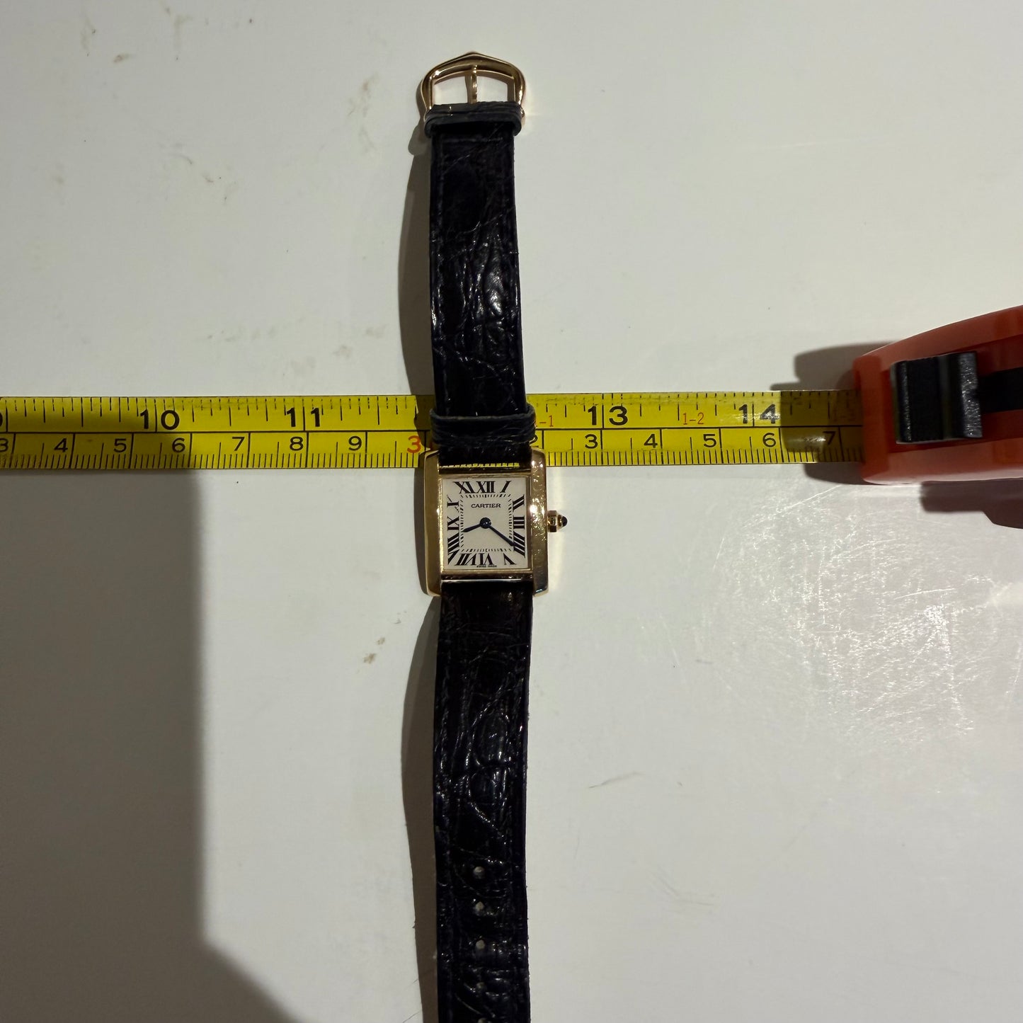 Cartier Tank Francais Watch 18k Yellow Gold