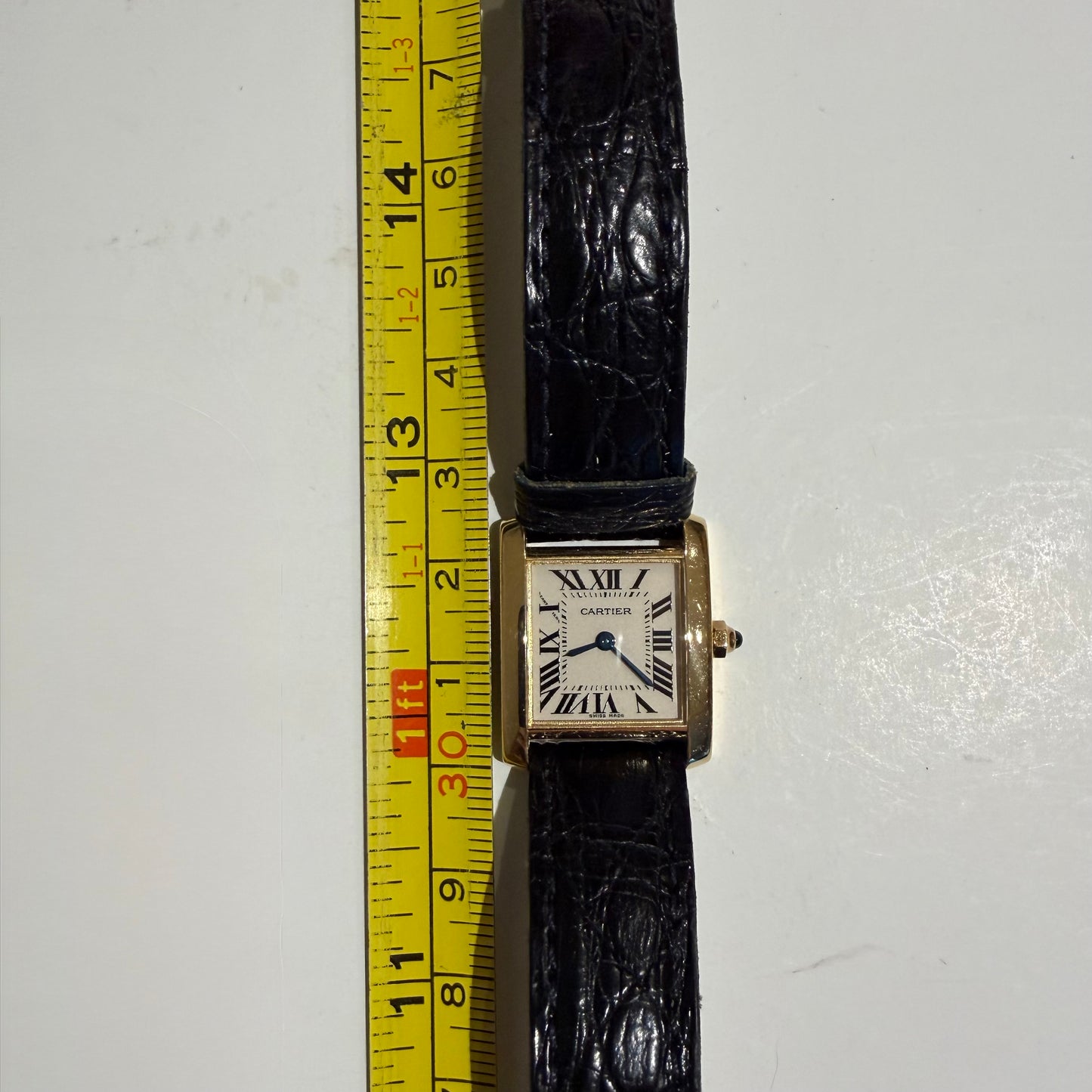 Cartier Tank Francais Watch 18k Yellow Gold