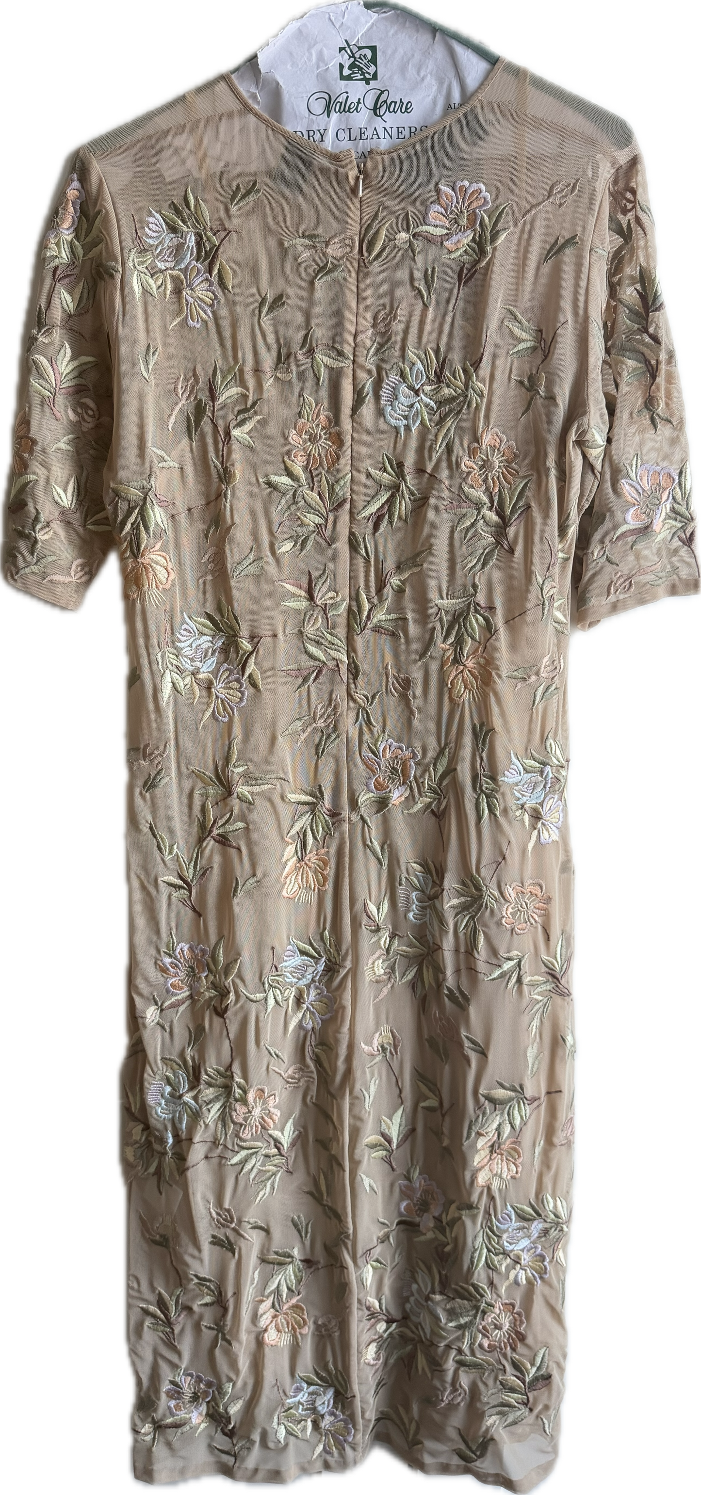 DKNY Floral Sheer Dress