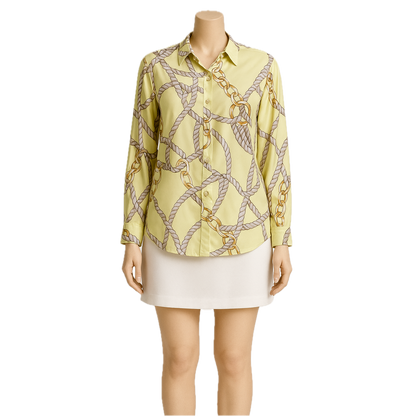Zara New With Tags Yellow Blouse