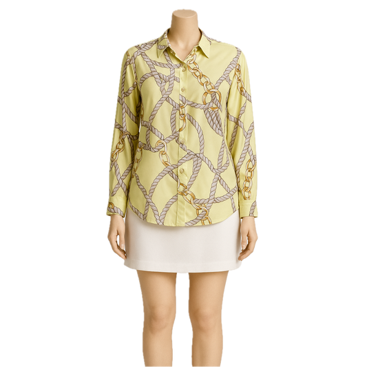 Zara New With Tags Yellow Blouse