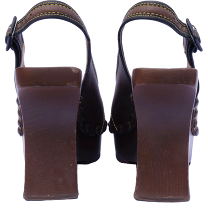 Marni Leather Wedge Sandal
